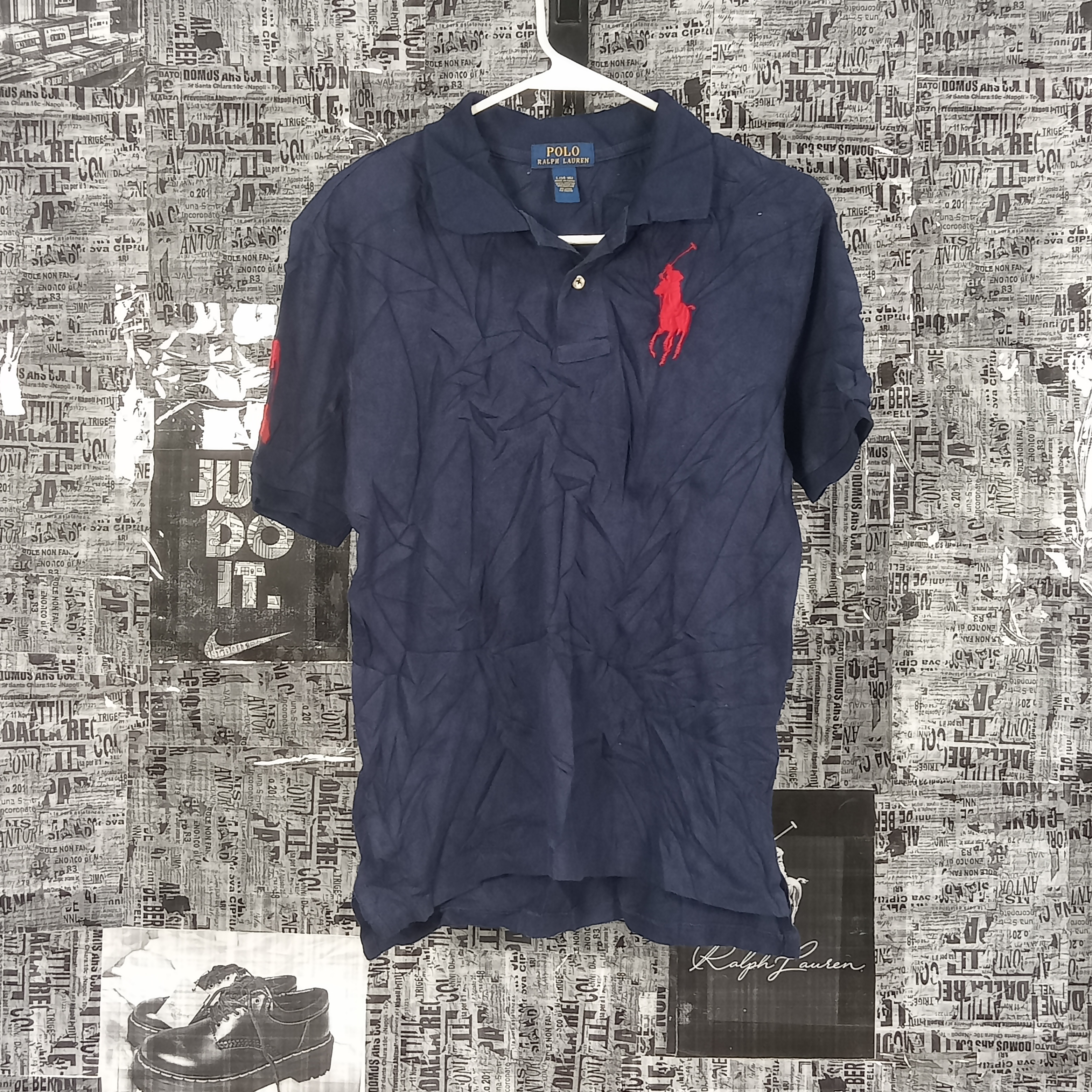 RALPH LAUREN POLO SHIRTS & CREW NECK- BU..