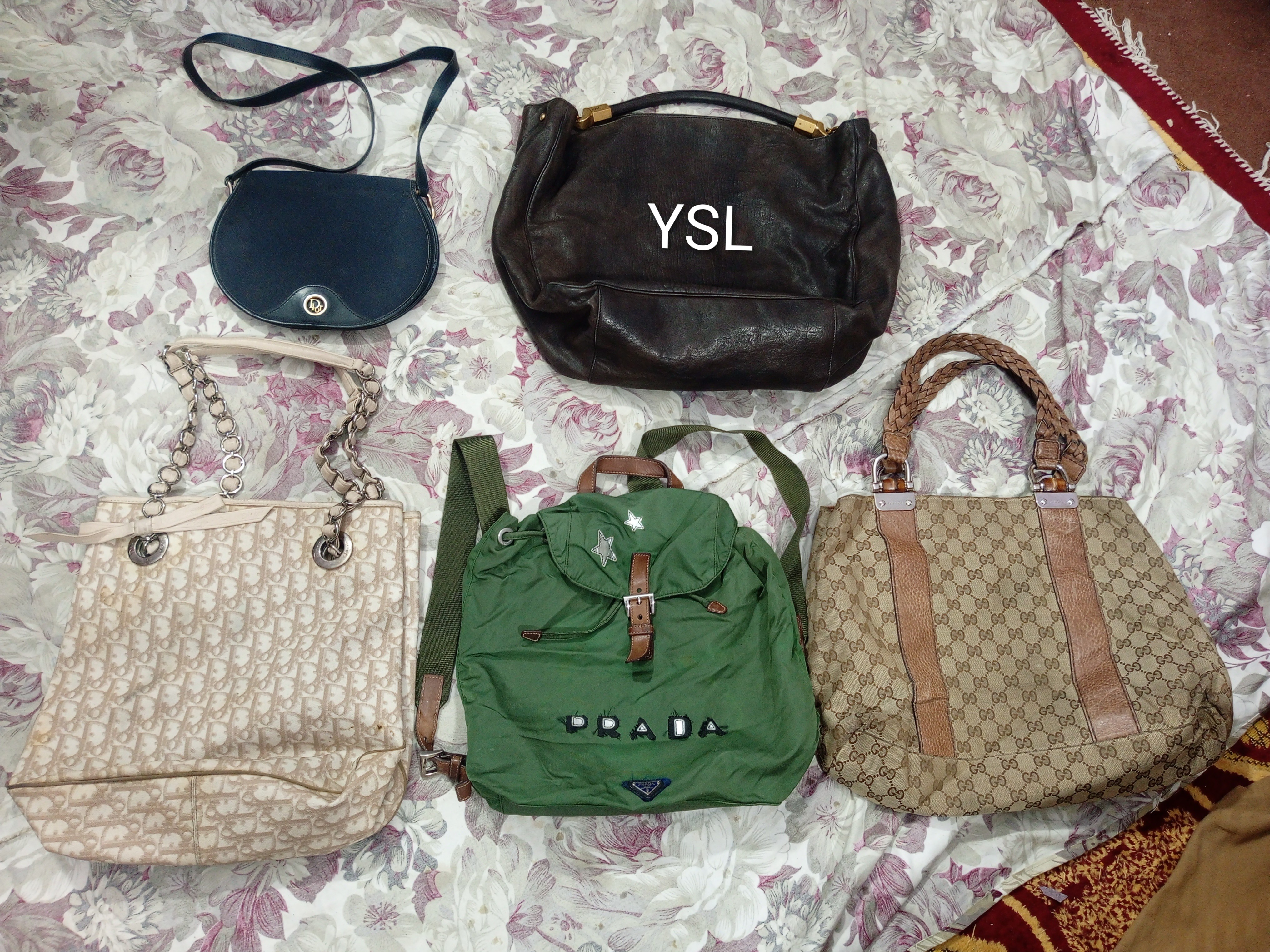 5 designer bag bundle