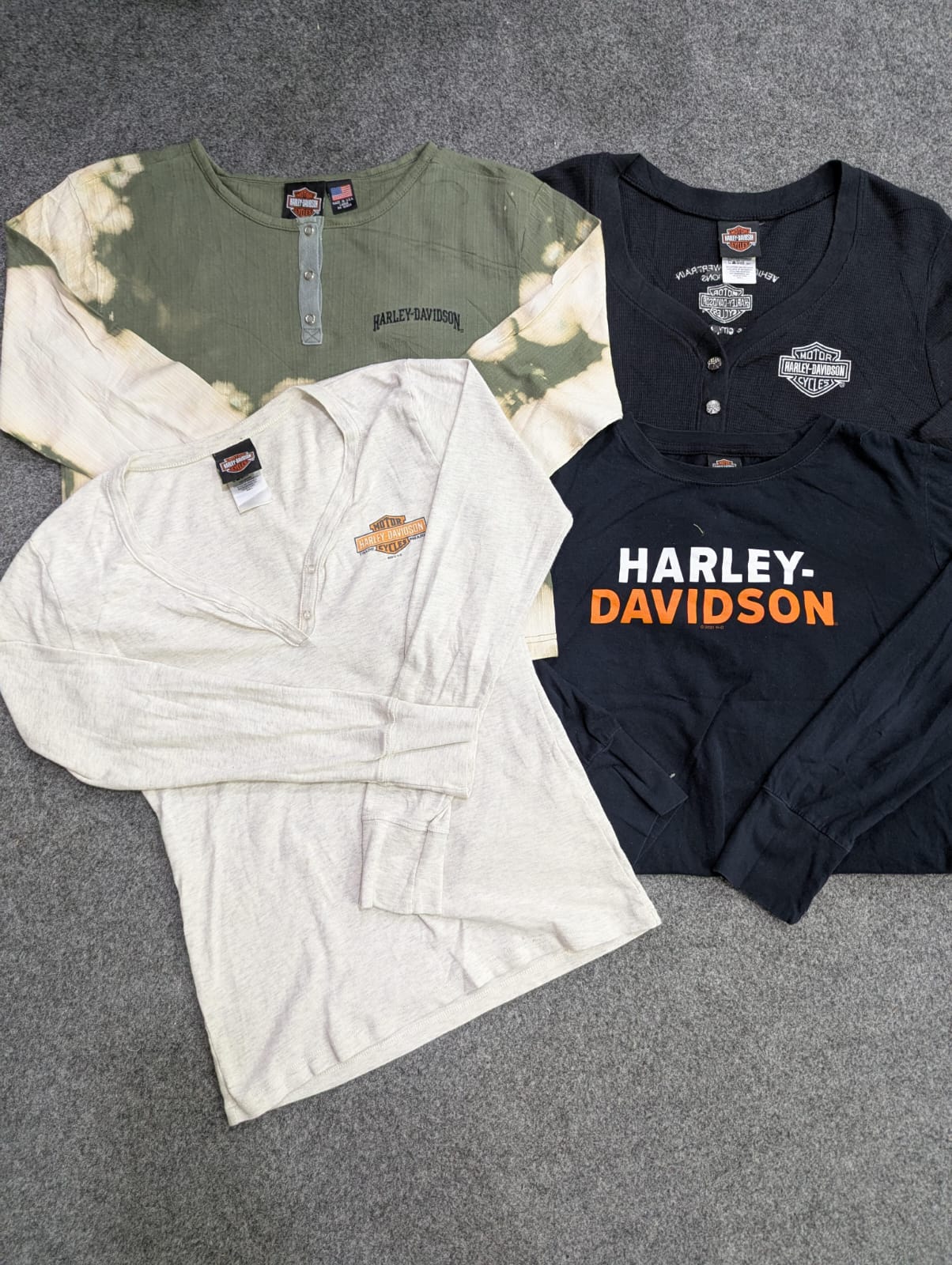 ZV1836 Harley Davidson Ladies & Men Mix Shirts
