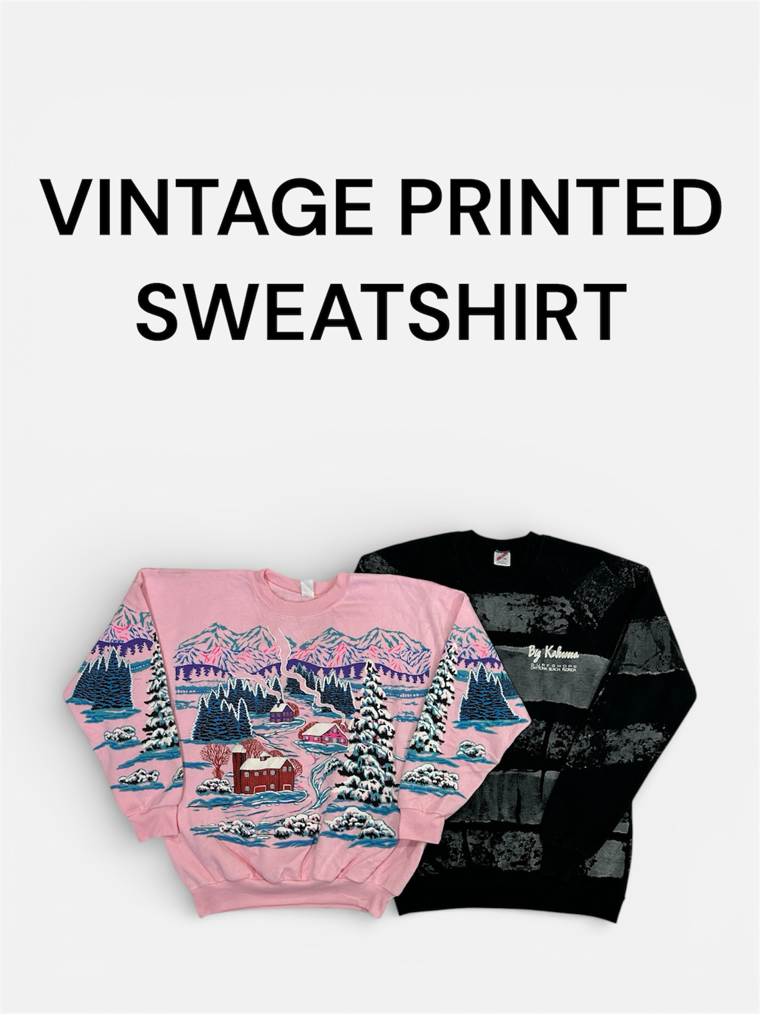 VINTAGE PRINTED SWEATSHIRT