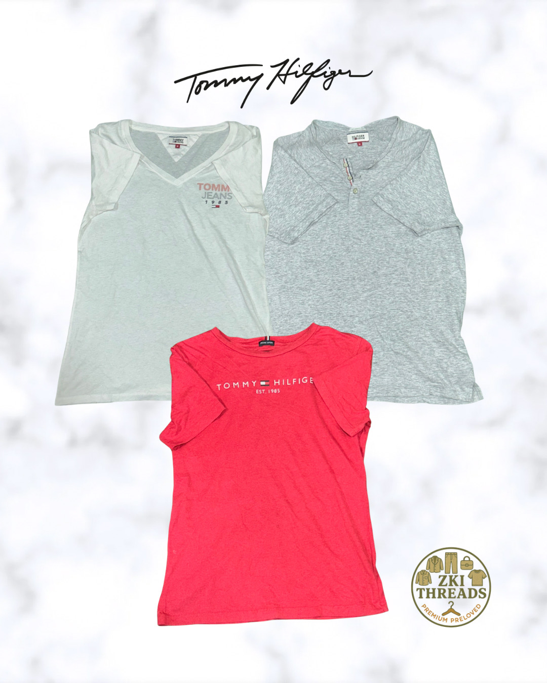 トミーヒルフィガー Tシャツ (ZKI-92)