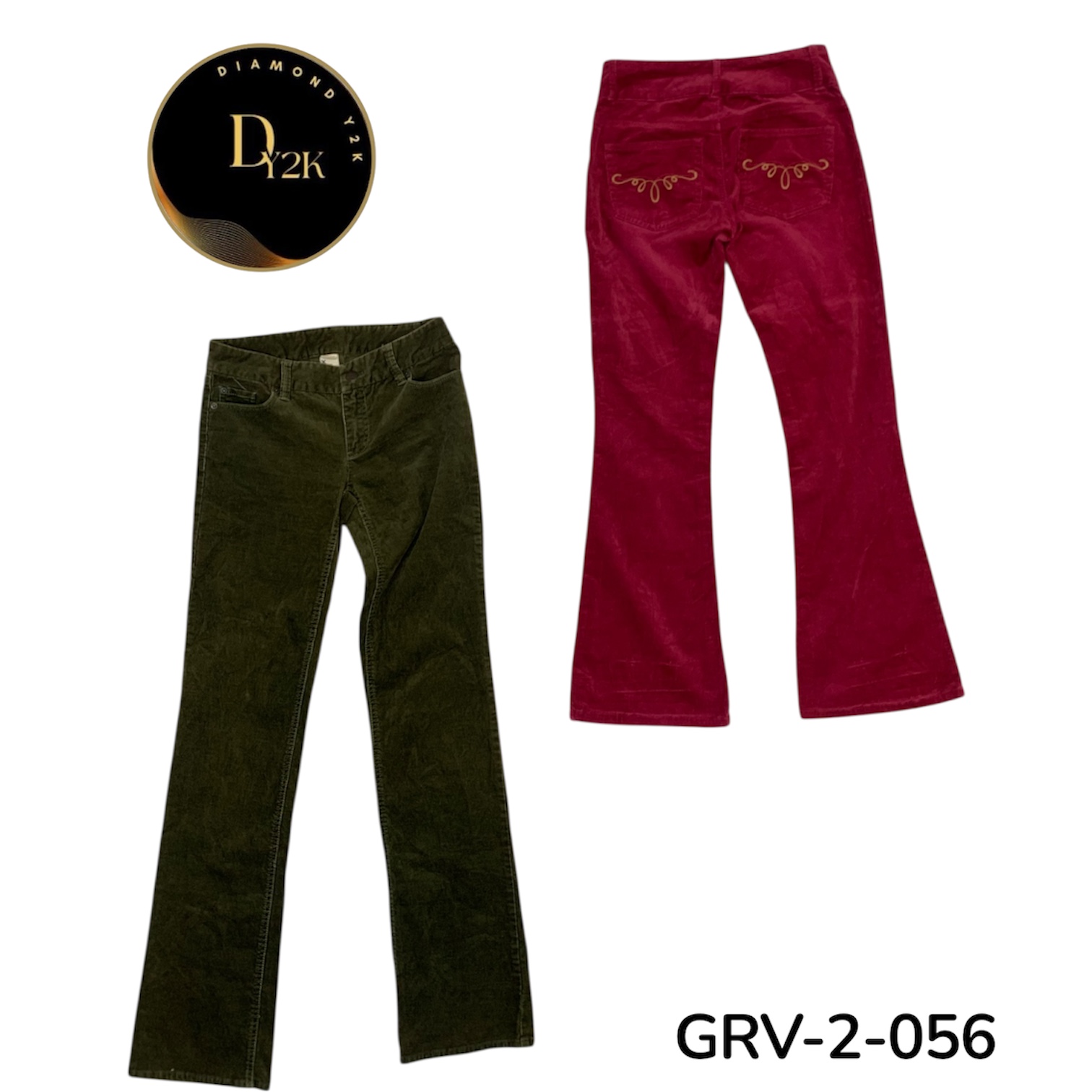 Y2K Corduroy Pants – Vintage Aesthetic Streetwear ..