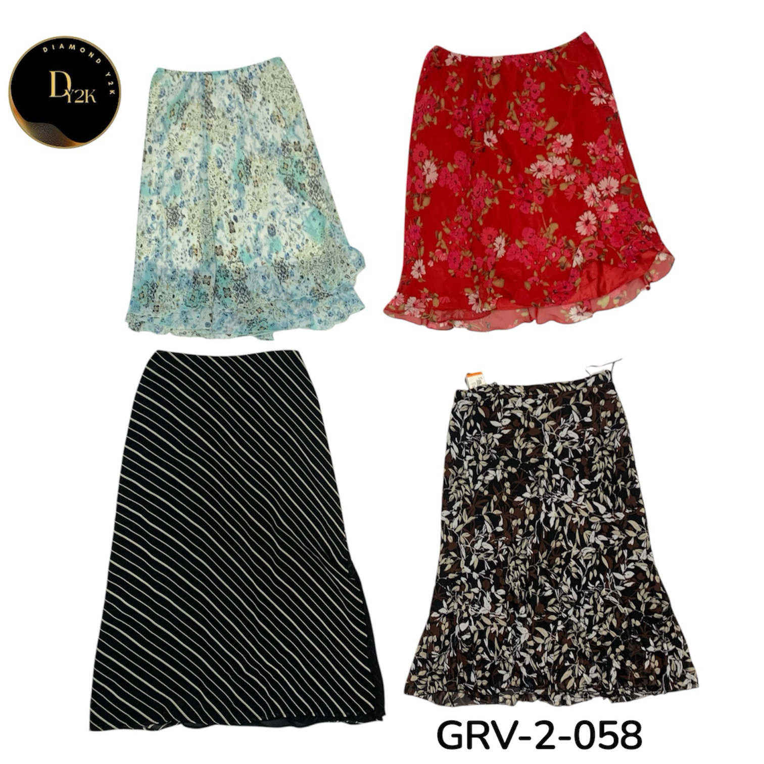 Vintage Y2K Poly Skirts Mix – Trendy 2000s Styles ..