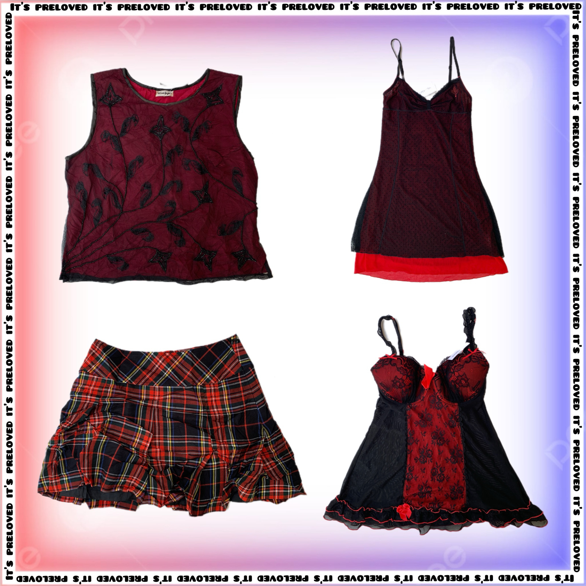Smoked Cherry Grunge - tops, dresses, skirts (SS-1..