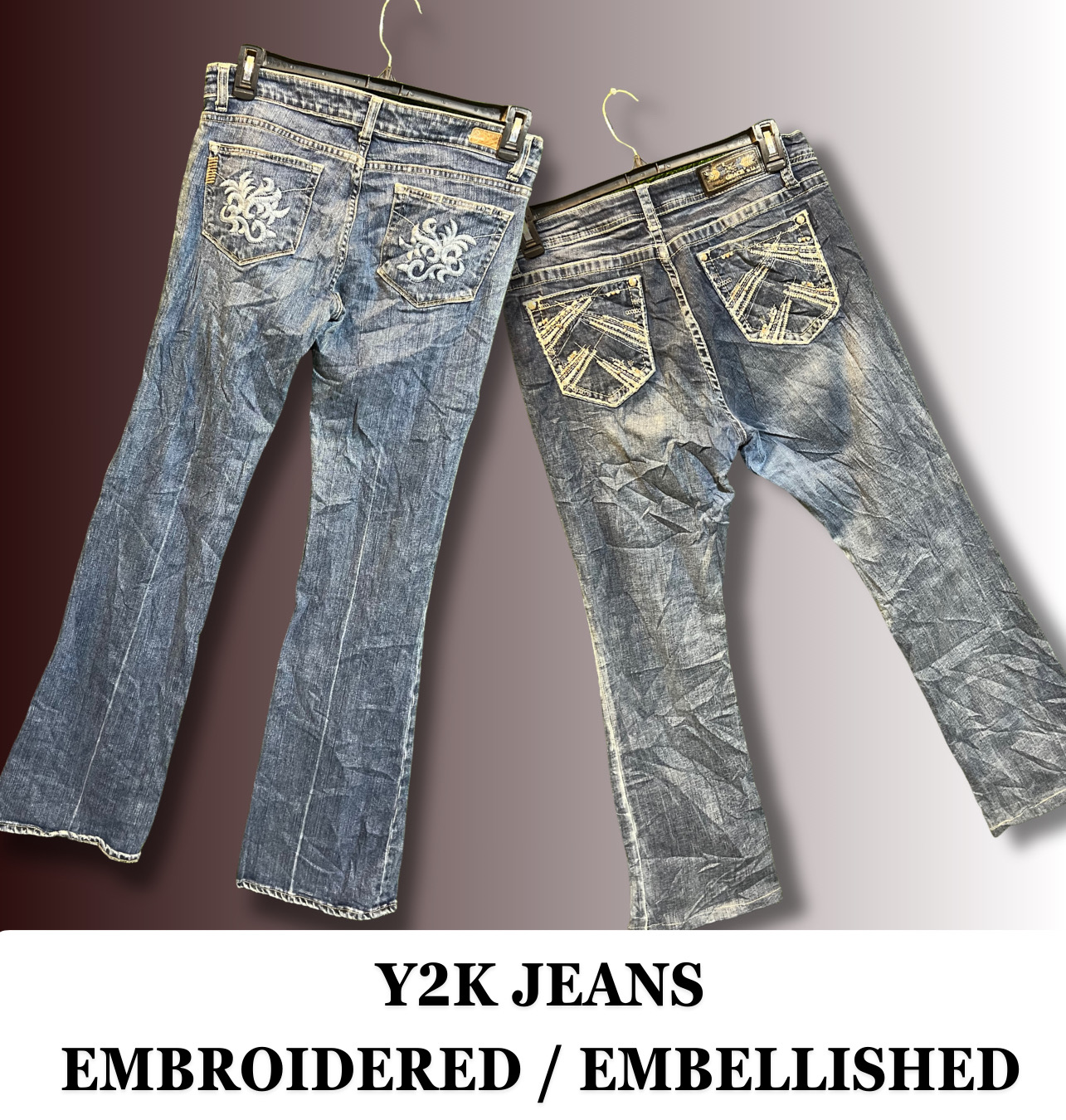 Y2k Flare Jeans for Women