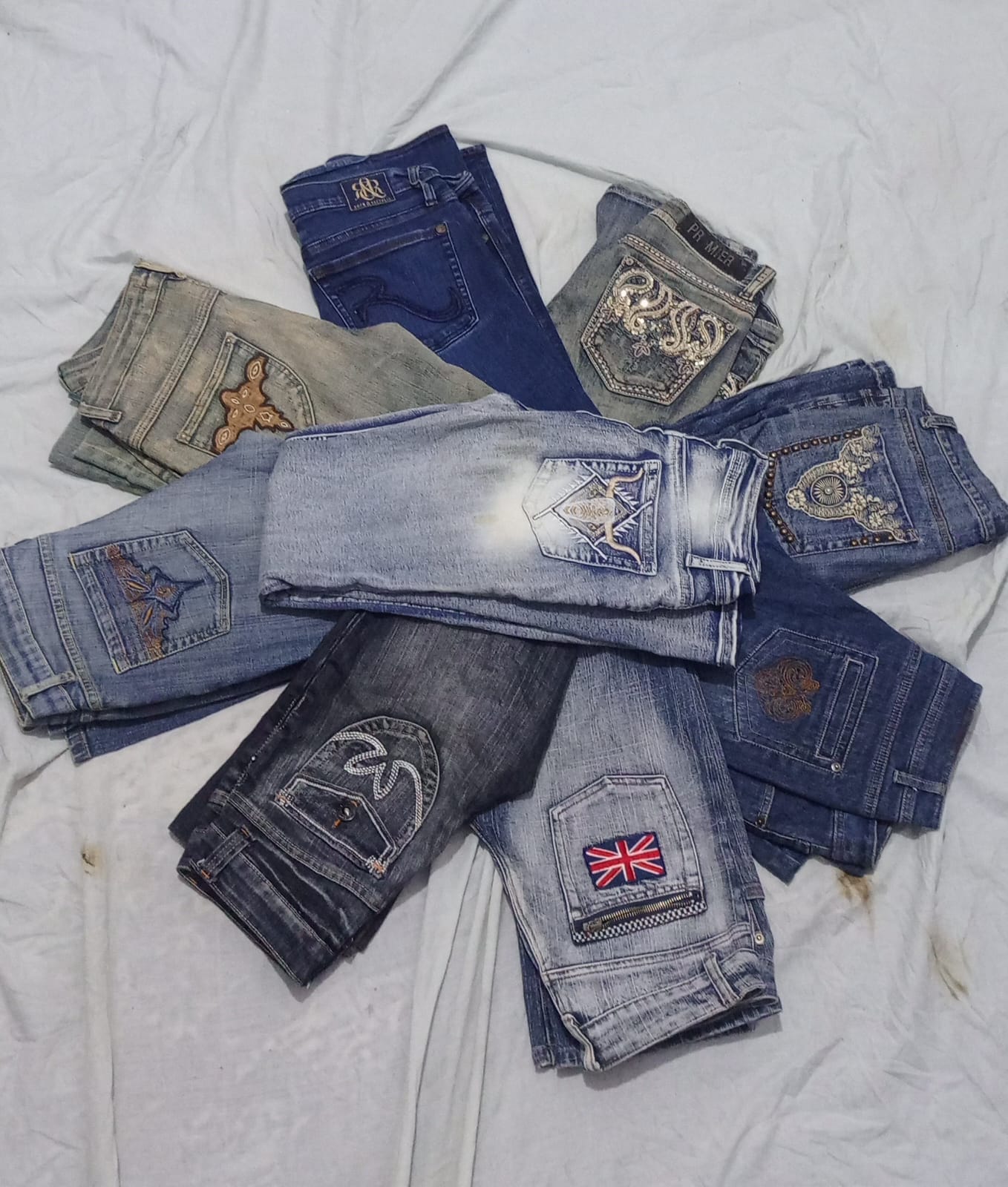 Y2k style bootcut denim pant