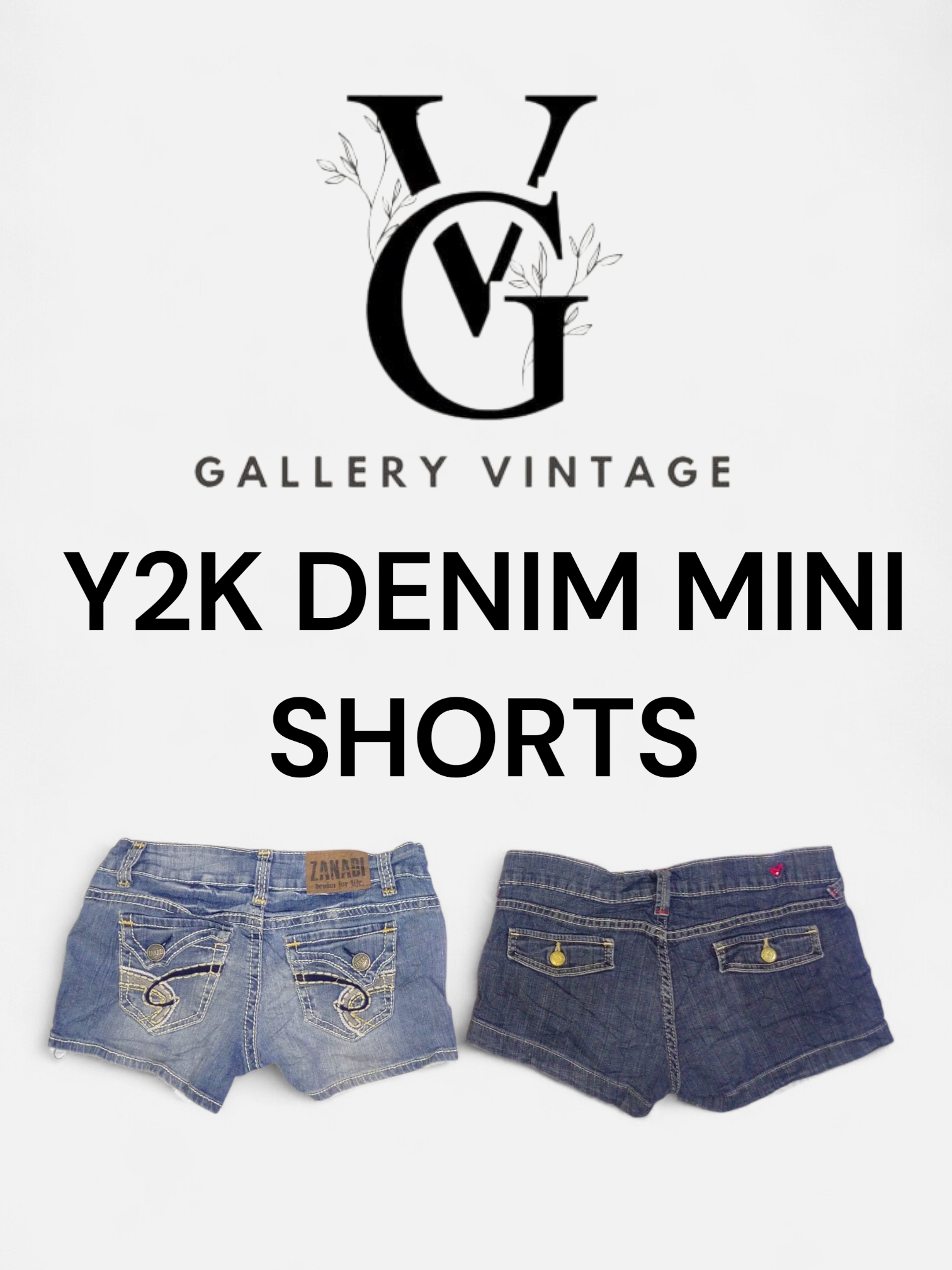 MINI PANTALONCINI IN DENIM Y2K