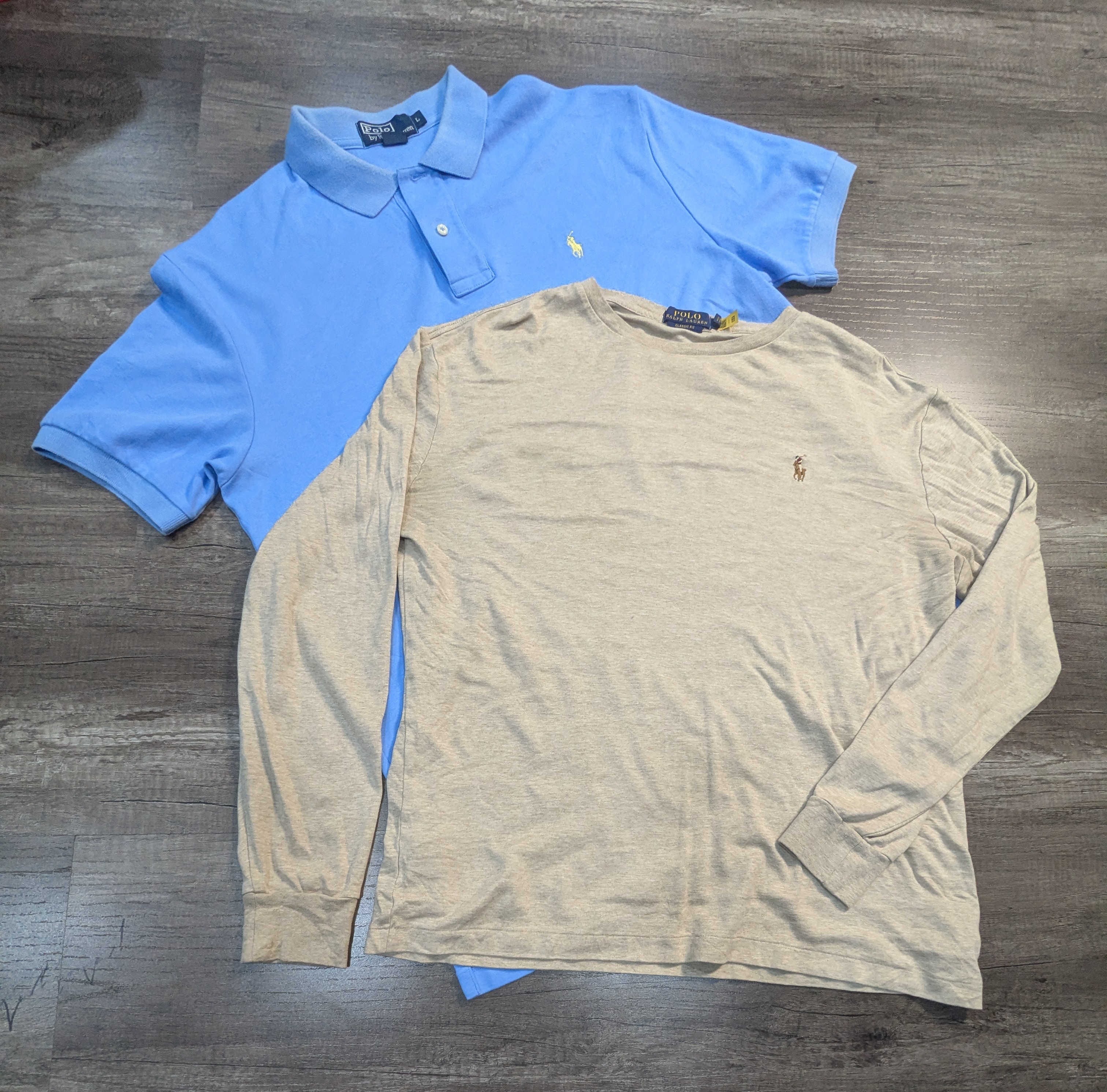 3718 - Ralph Lauren Full and Half Sleeves T-Shirts