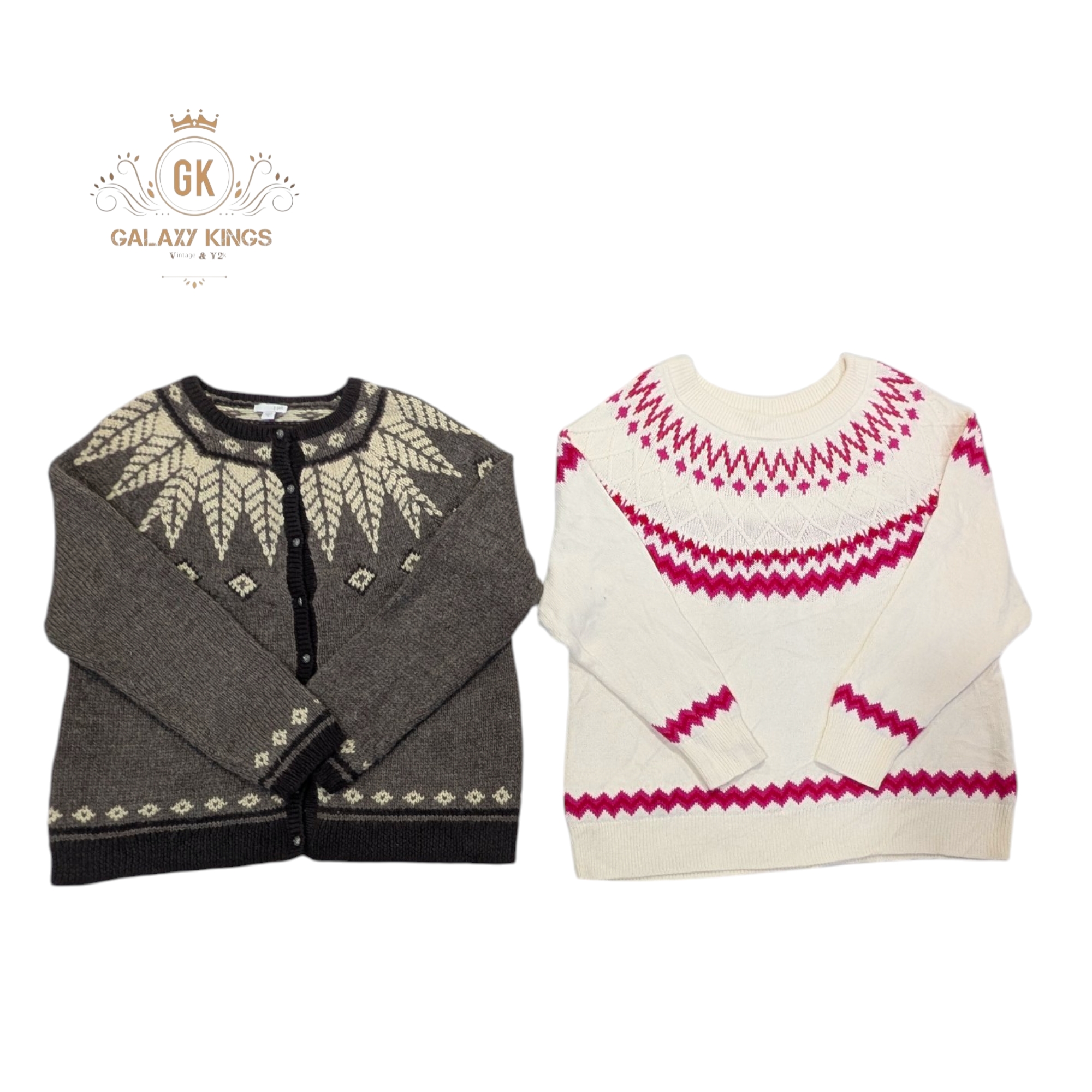 Y2K Fair Isle knitwear