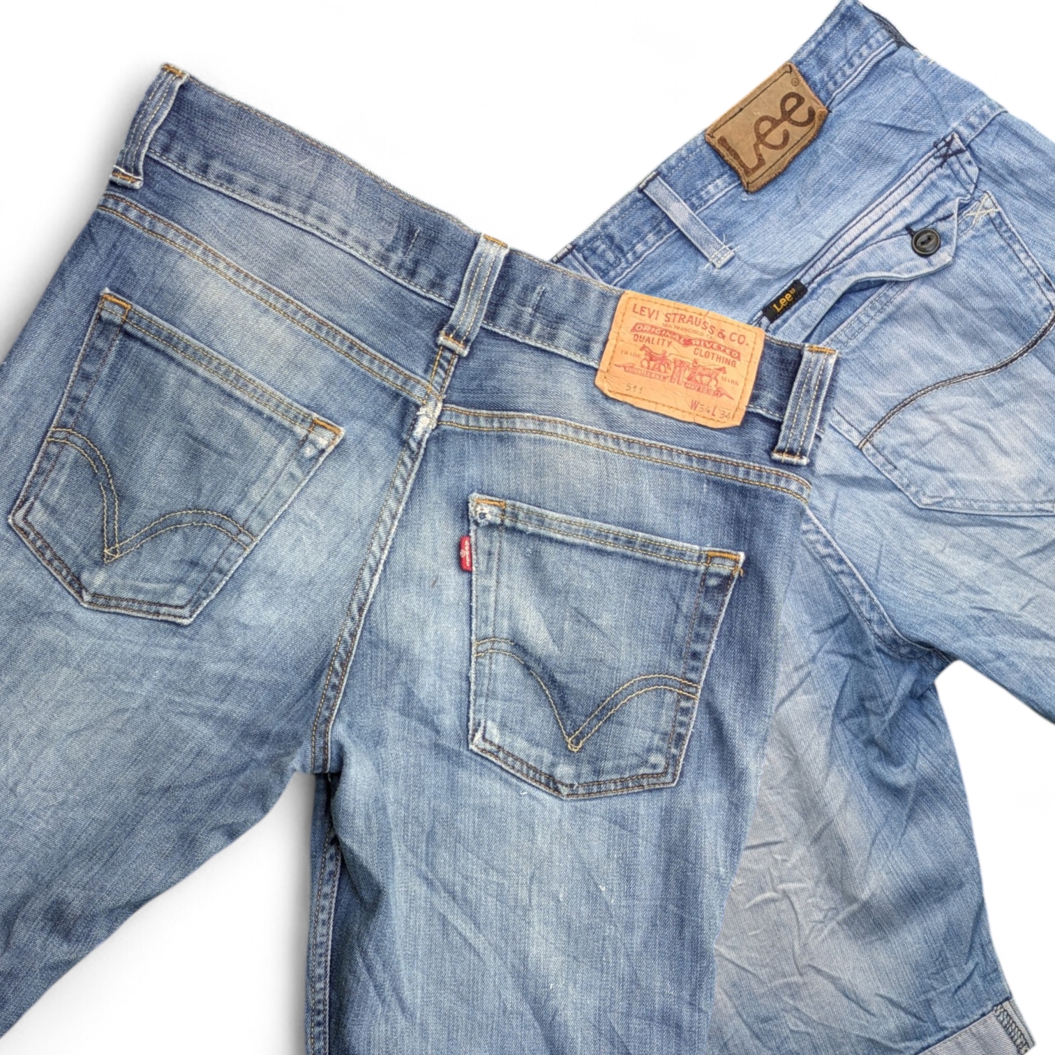 SAY#412 Mix Marken Denim-Shorts - Levi's, Ralph La..