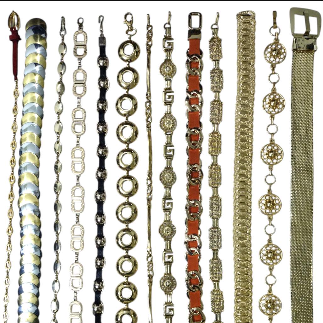 Y2K Golden Chain Belts