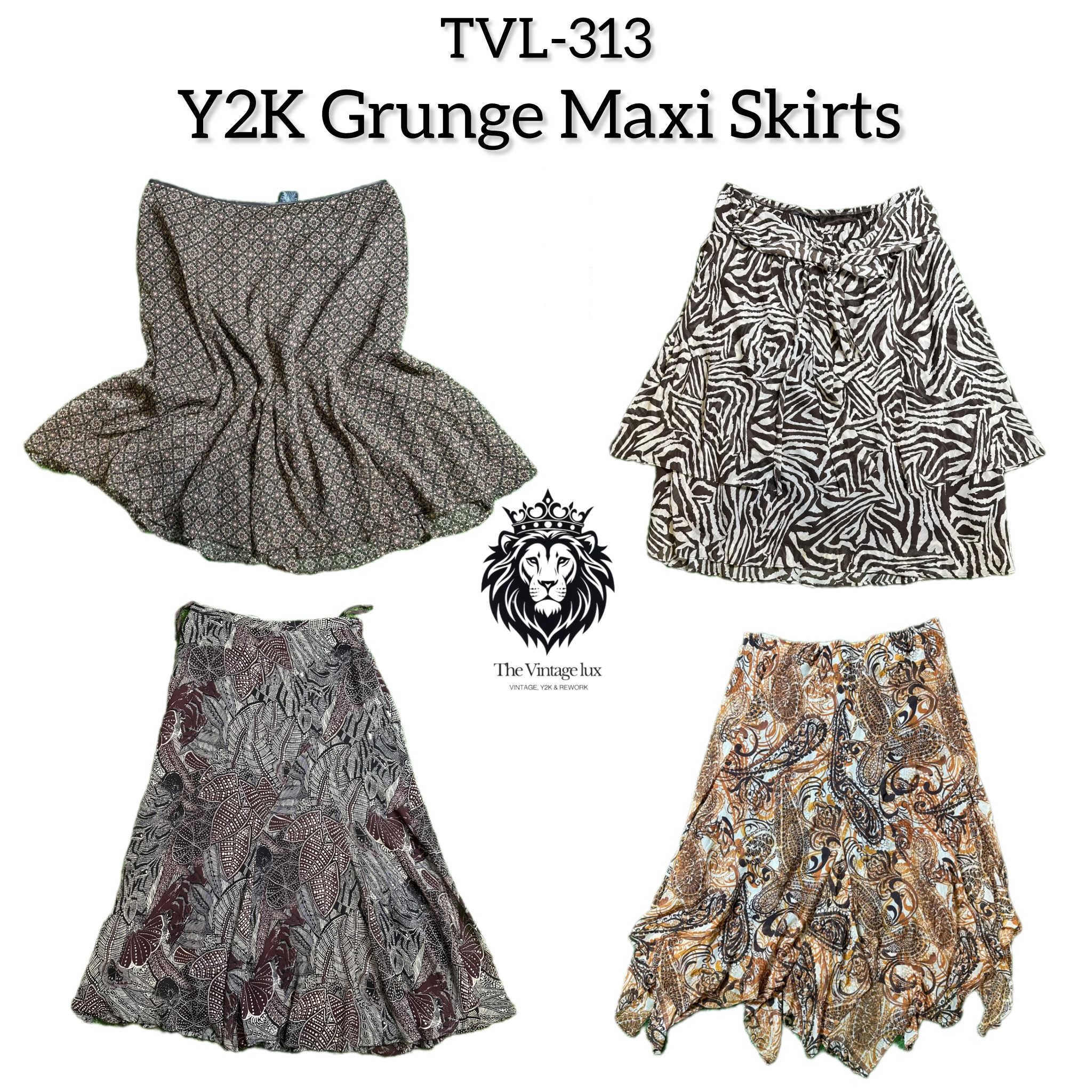 Y2K Grunge Maxi-Röcke (TVL-313)