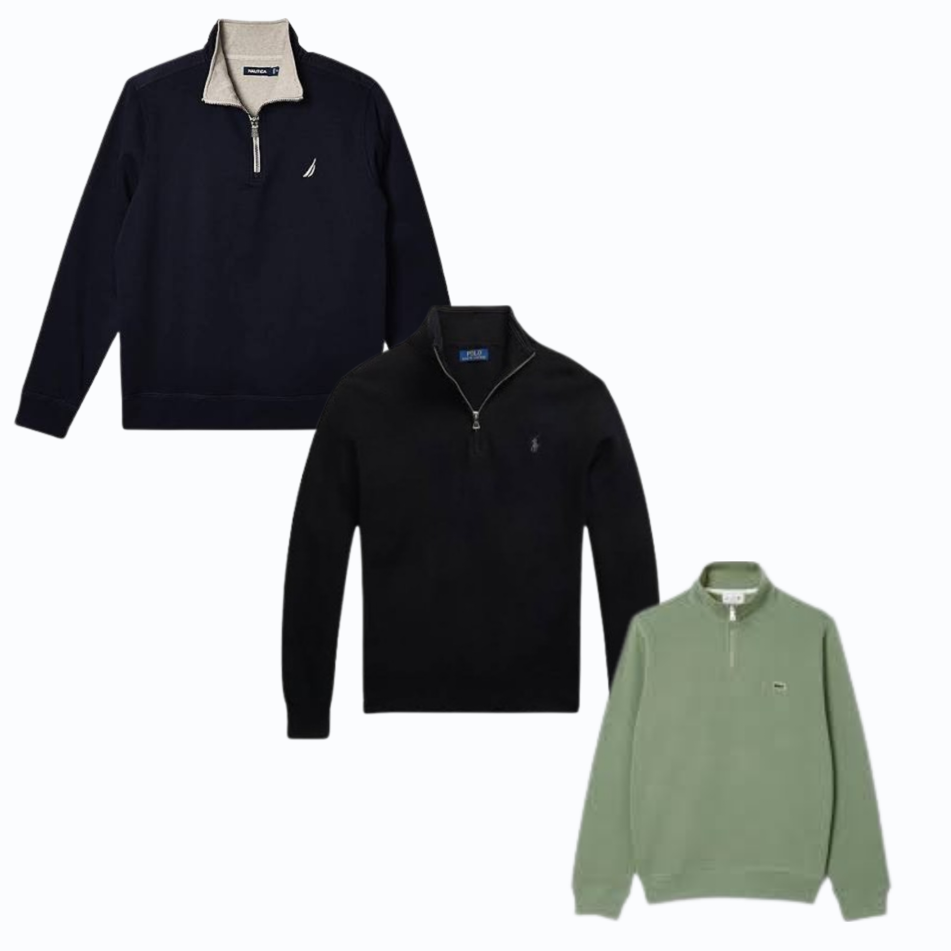 Mixed Branded 1/4 Zips Sweater