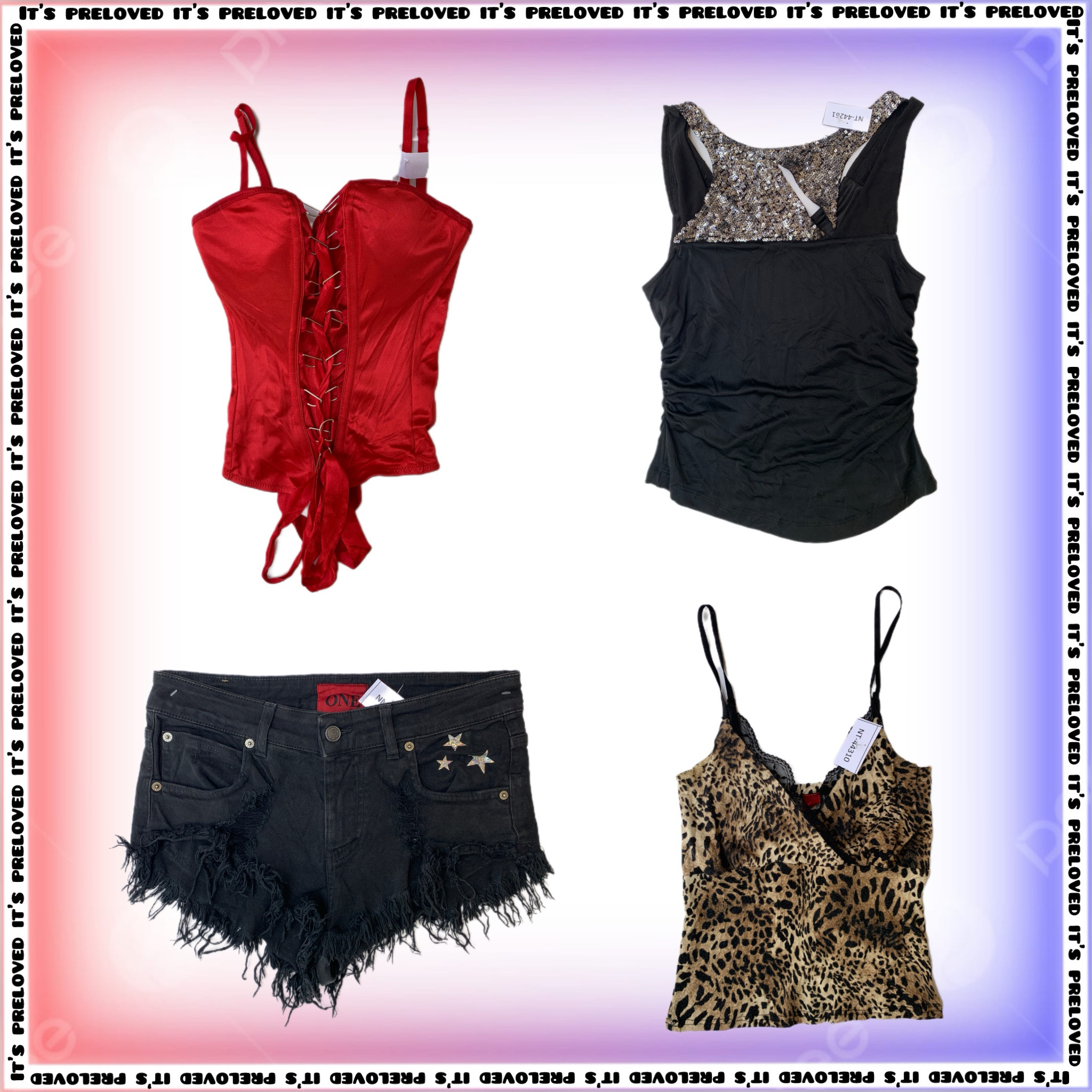 Red Lip Club Edit - tops, dresses, skirts (SS-1971..