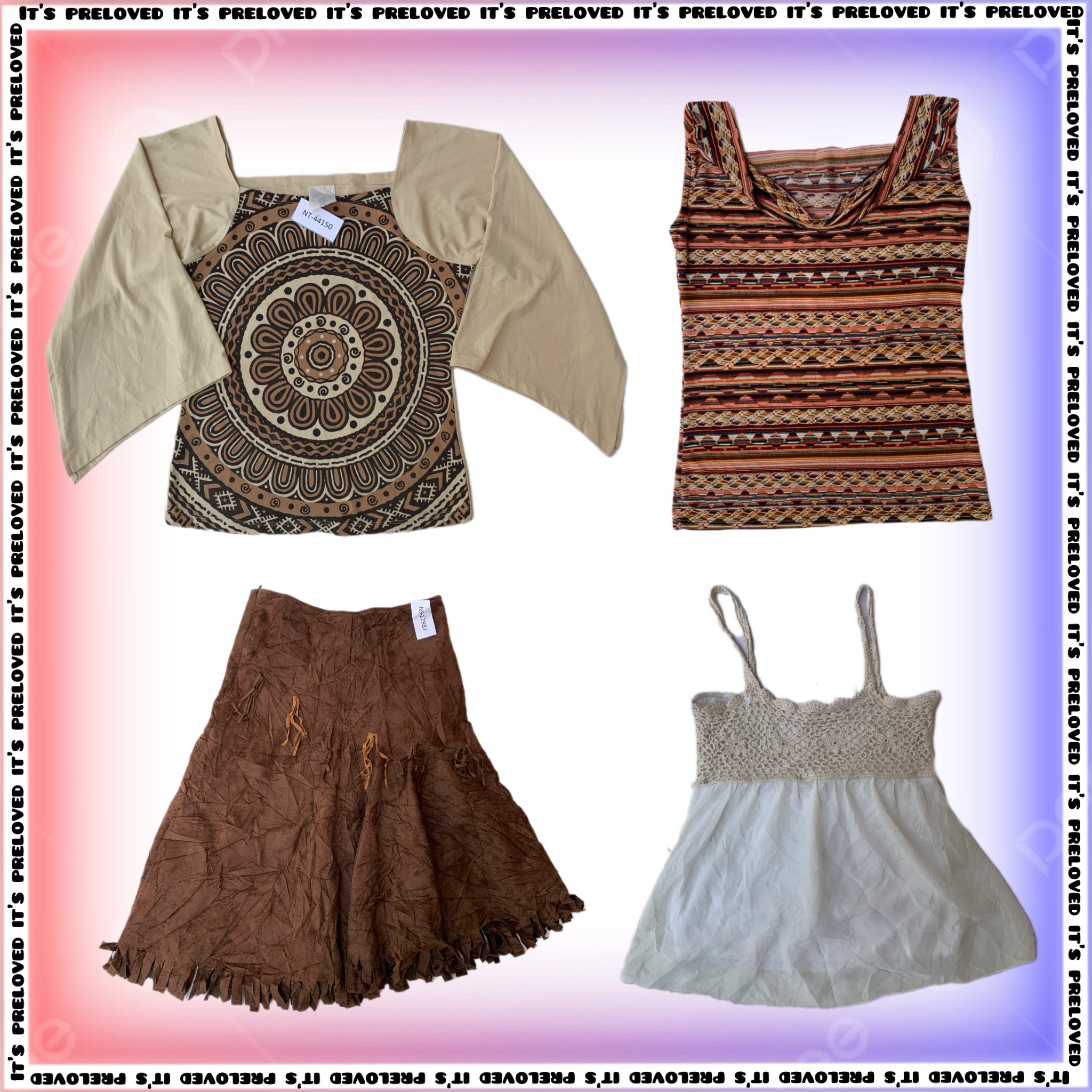 Soft Boho Uniform - tops, dresses, skirts (SS-1974..