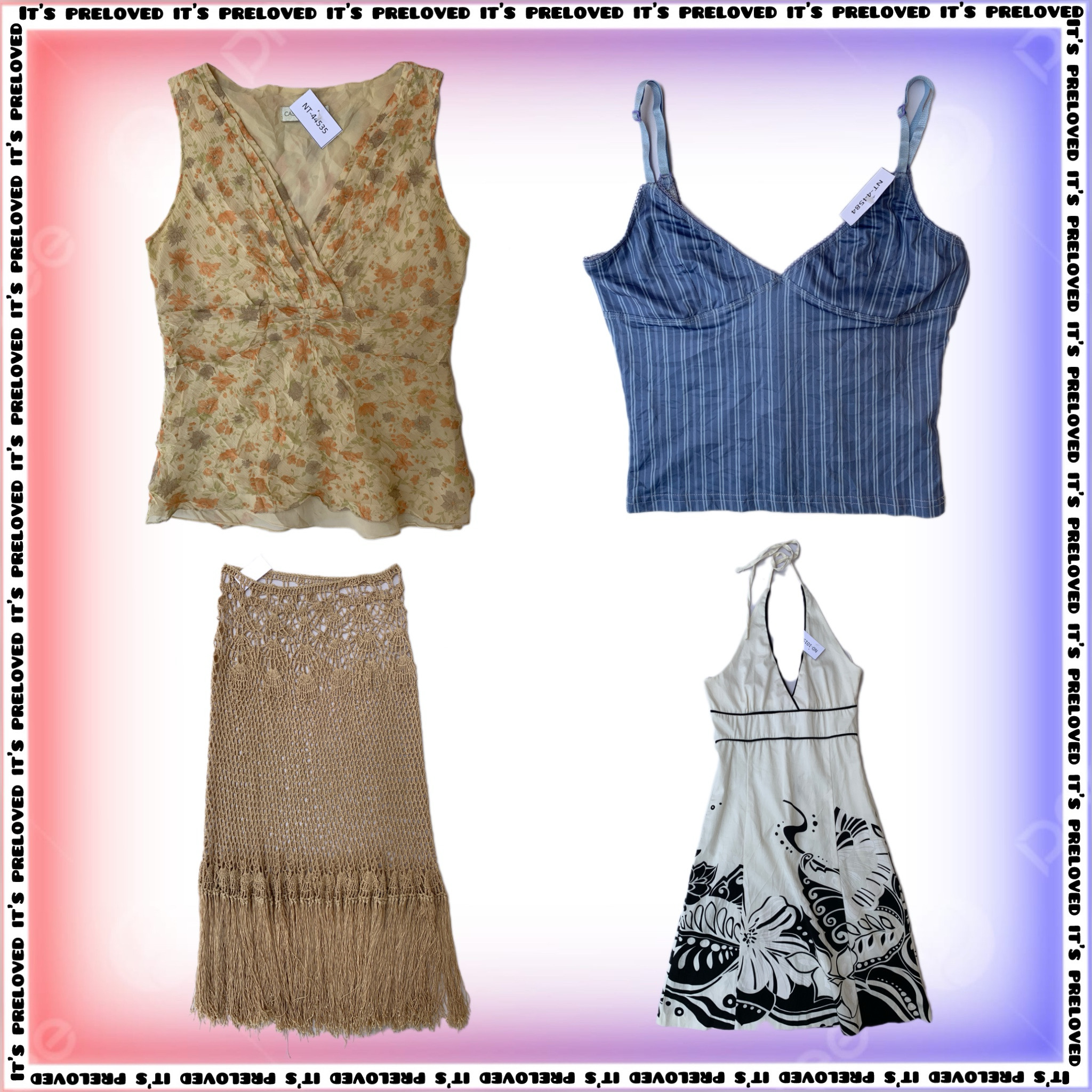 Capri Sunset Set - tops, dresses, skirts (SS-1975)