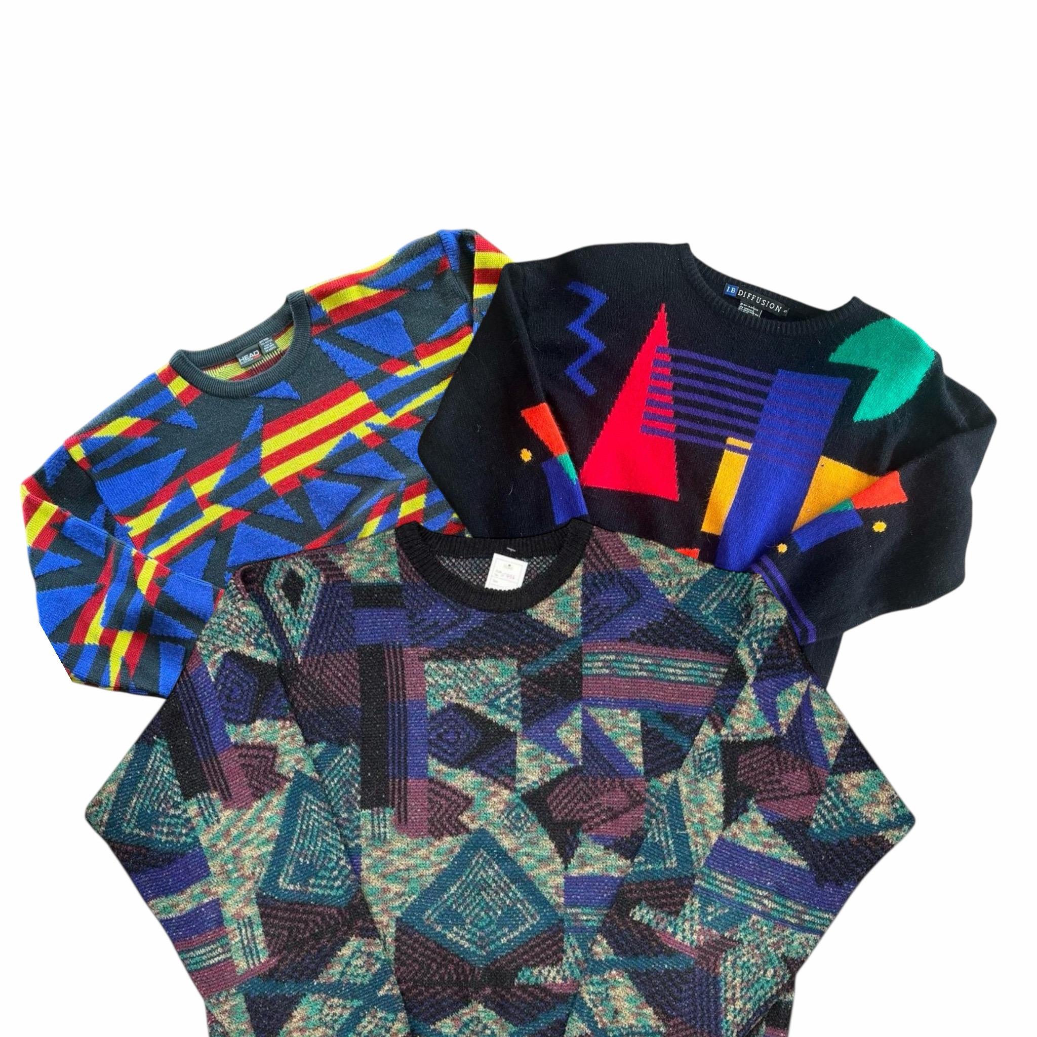 Funky pattern knitwear