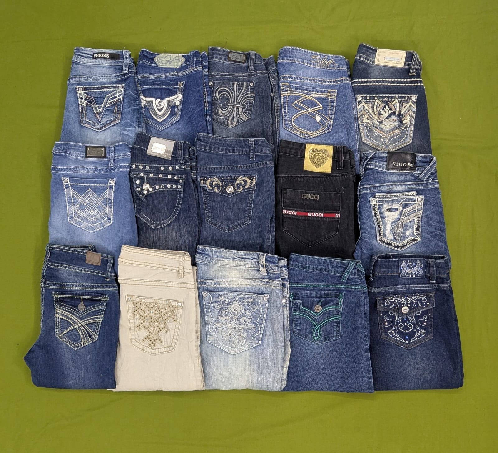 💥 RV2147 Y2K Women Straight Jeans