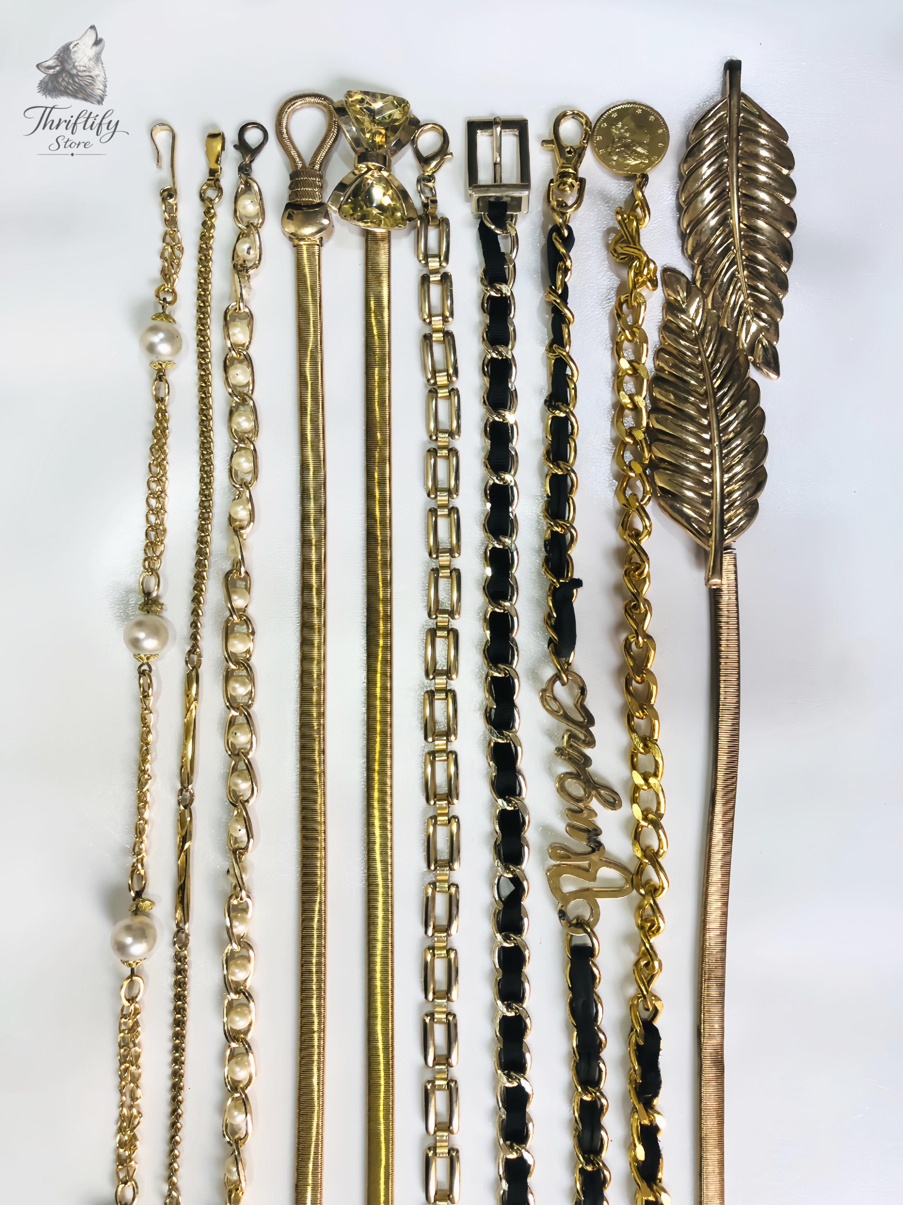 Mixed Charm Chain Belts