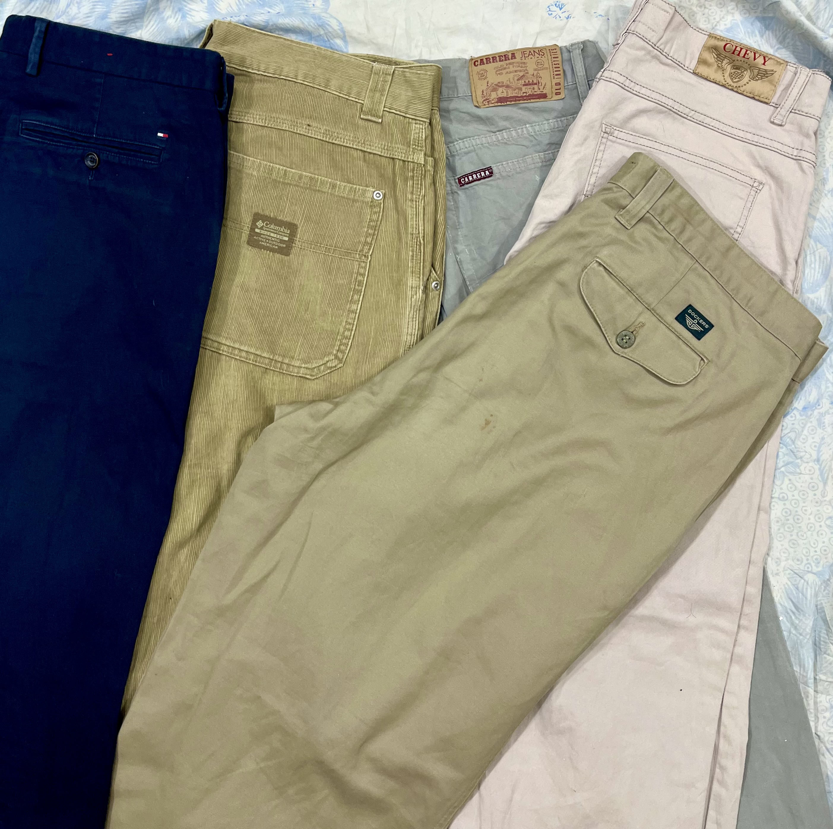 Jeans mélangés de marque