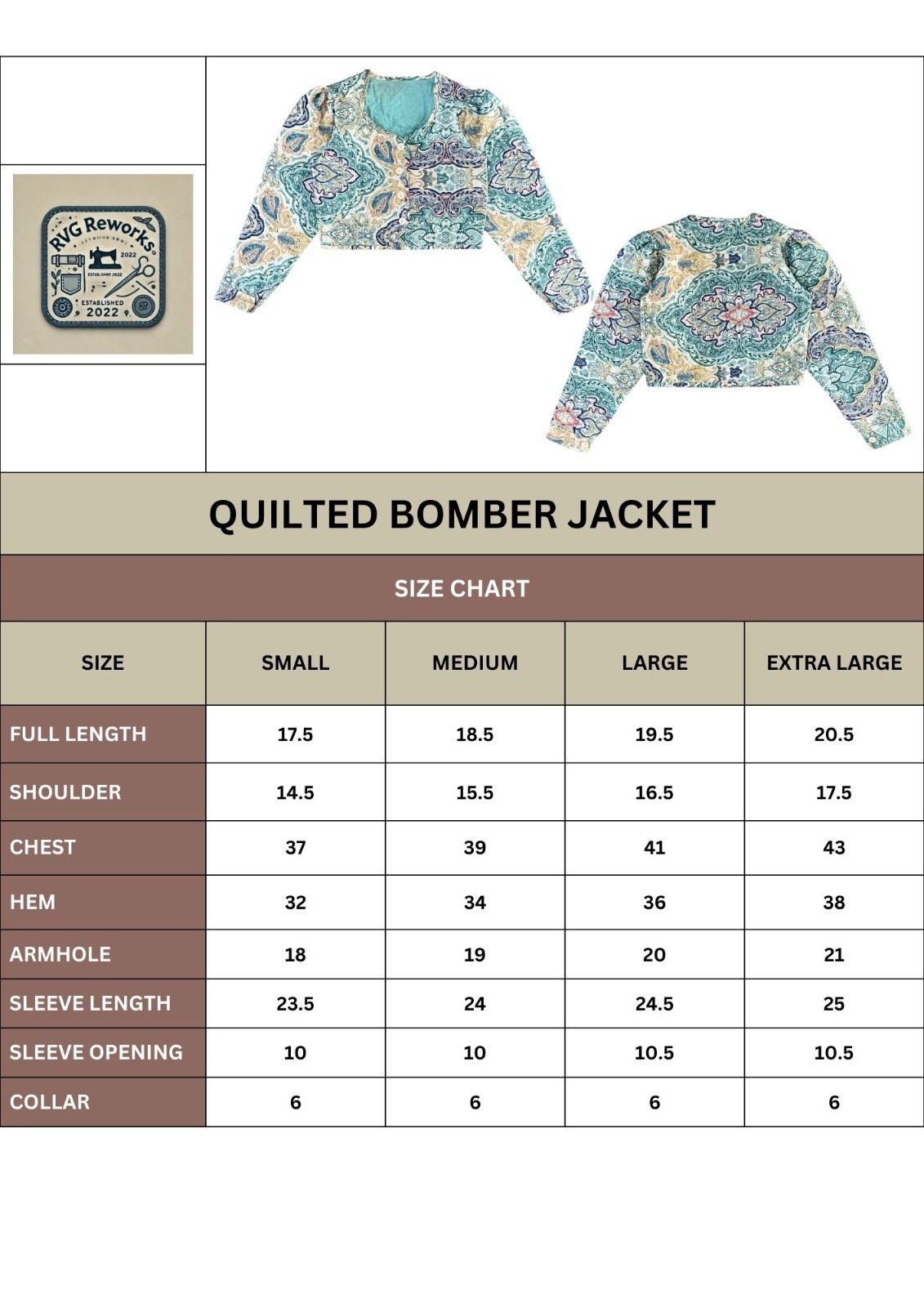 Upcycled Quilted Puff Sleeve Crop Jacket