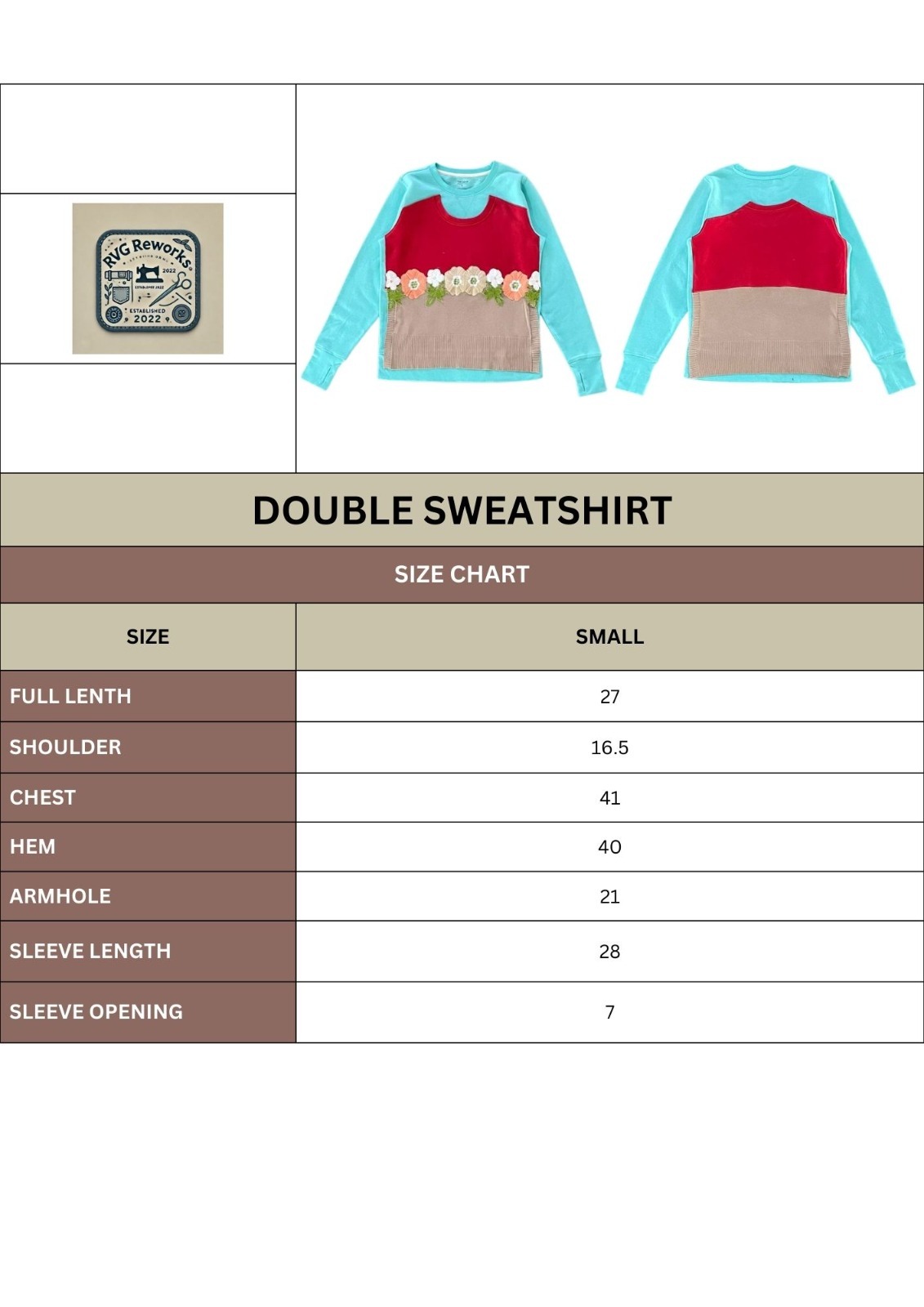 Sweat-shirt double recyclé