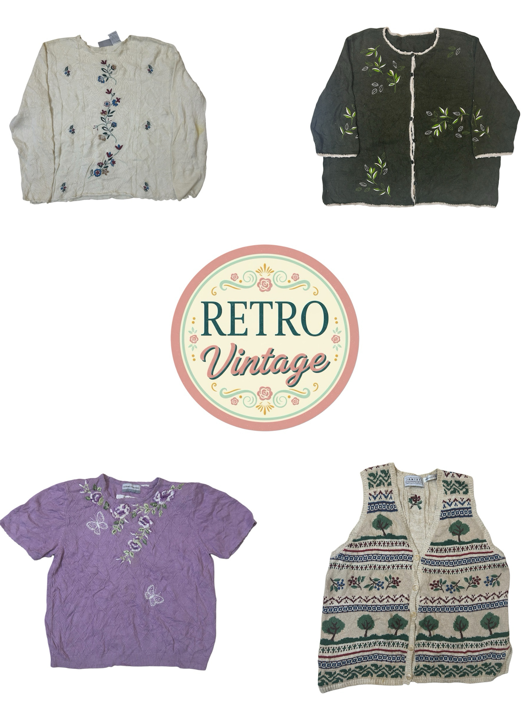 True Vintage Floral Knit