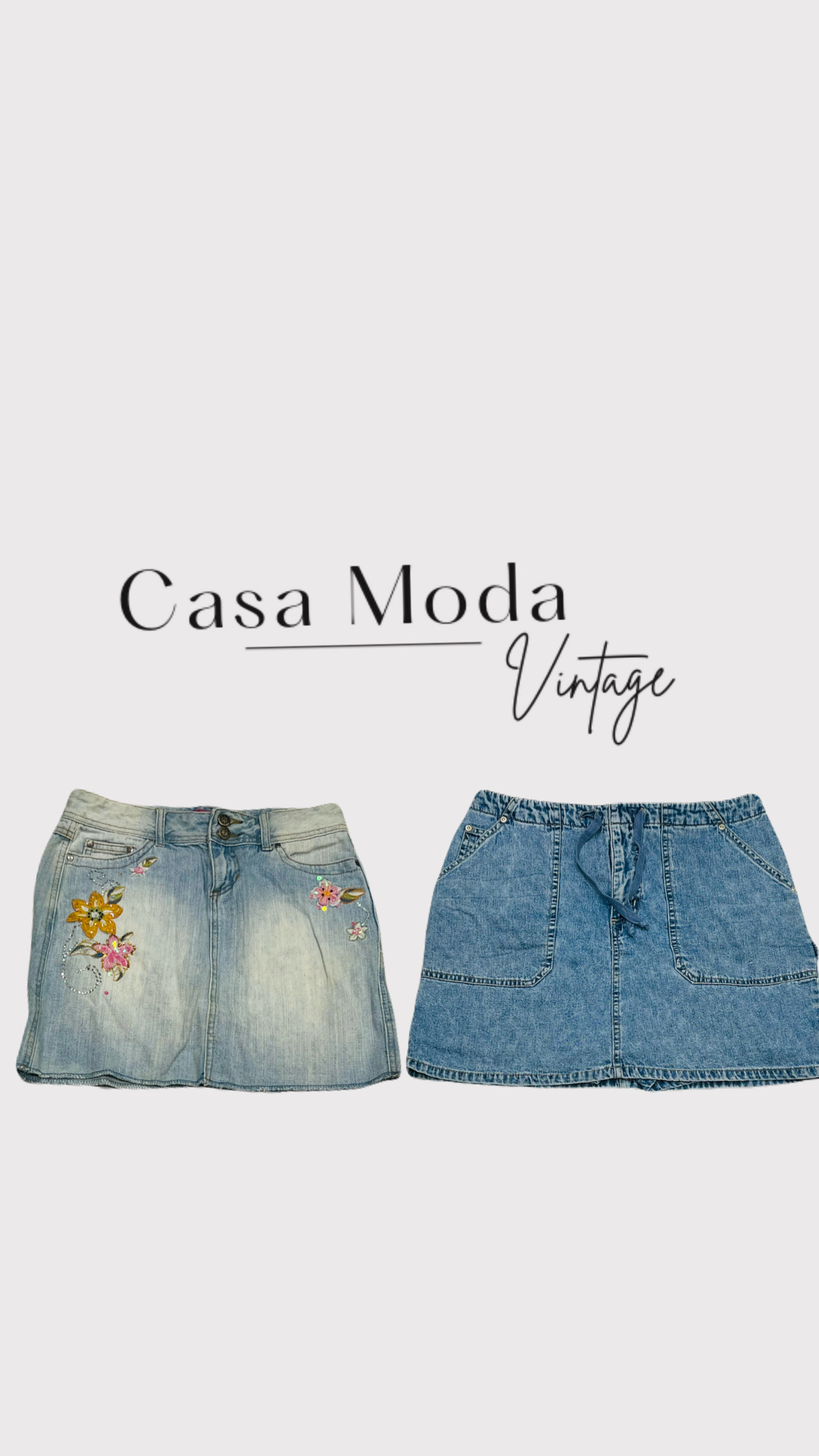 Y2K Bestseller Denim Midi Skirts 1202266