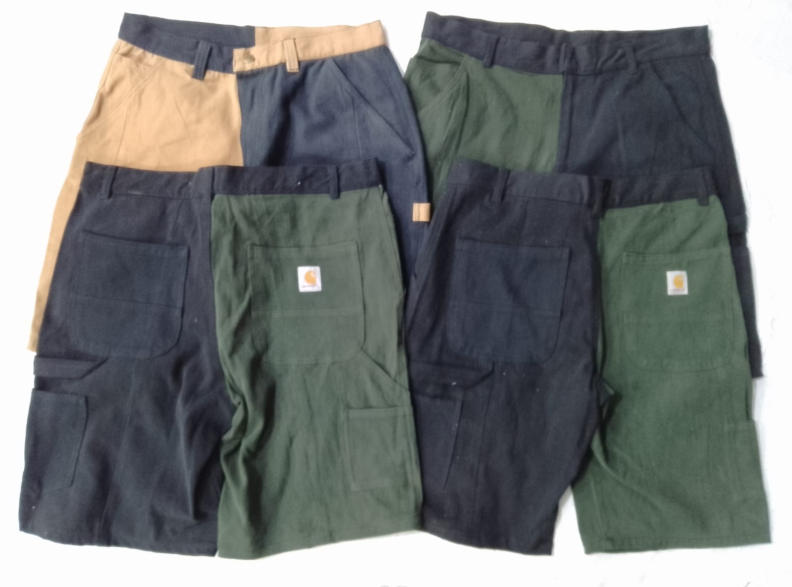 CR6575 Pantalones Cortos Upcycled Carhartt