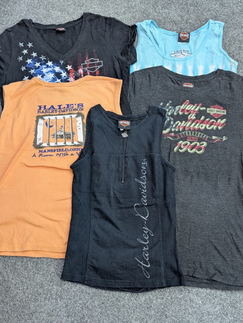 CRZ1881 Harley-Davidson Tank Tops & Damen T-Shirts..