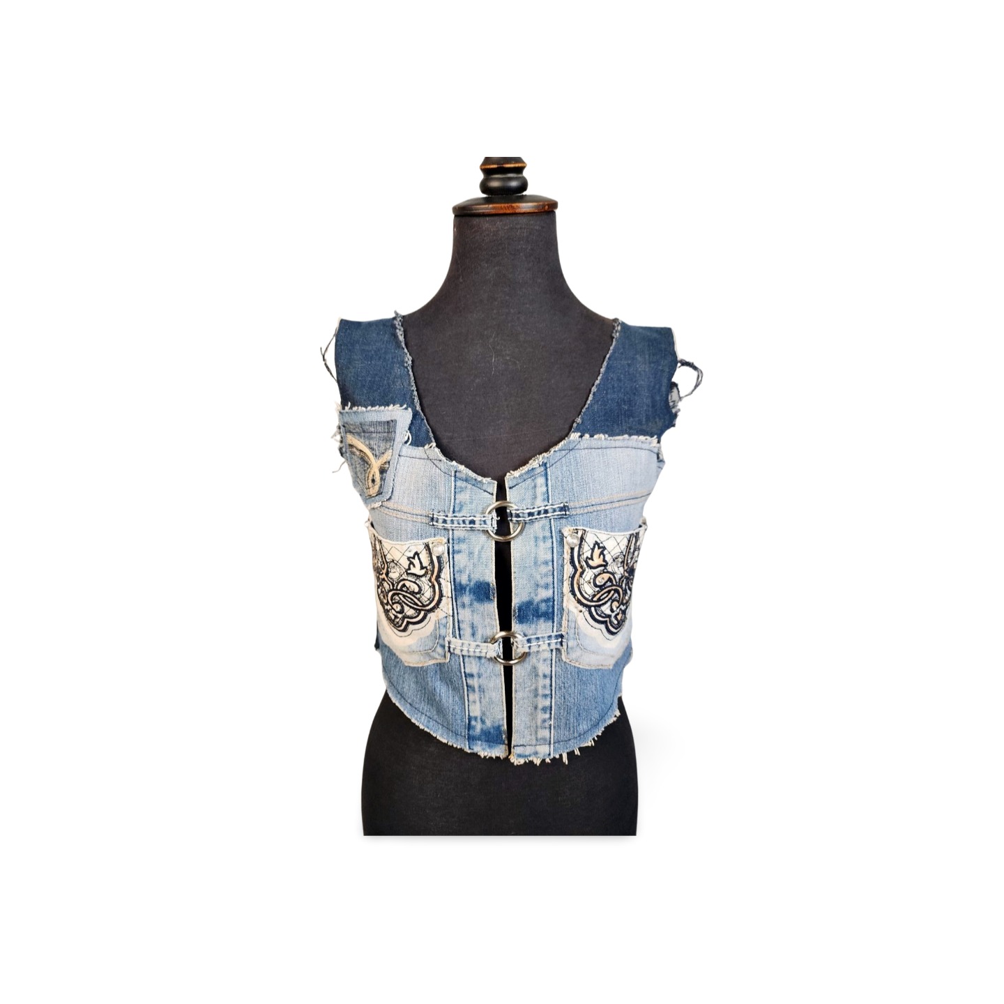 UPCYLED DENIM WESTE RING