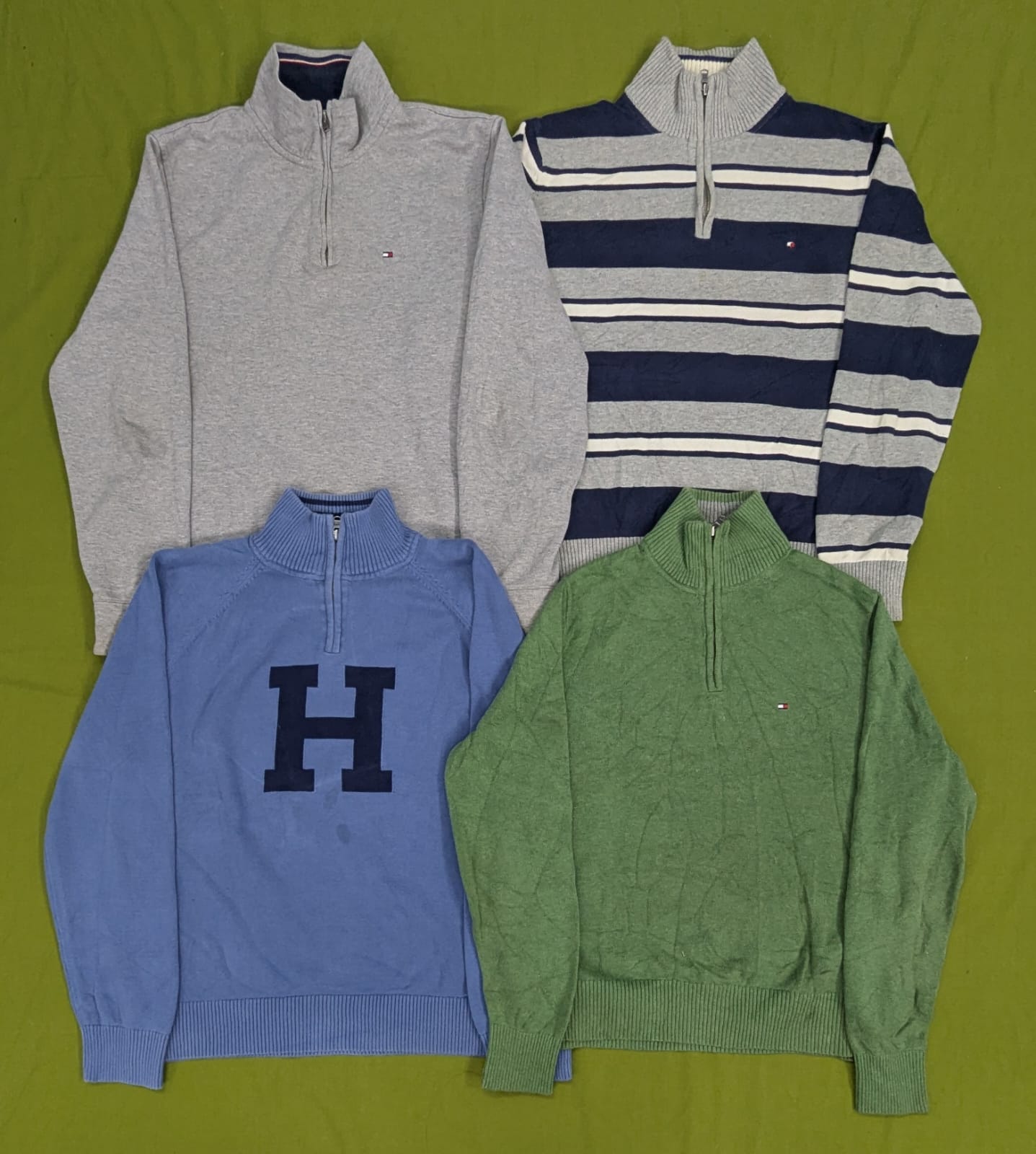 RV2177 Tommy Hilfiger 1/4 Zip Knitwear