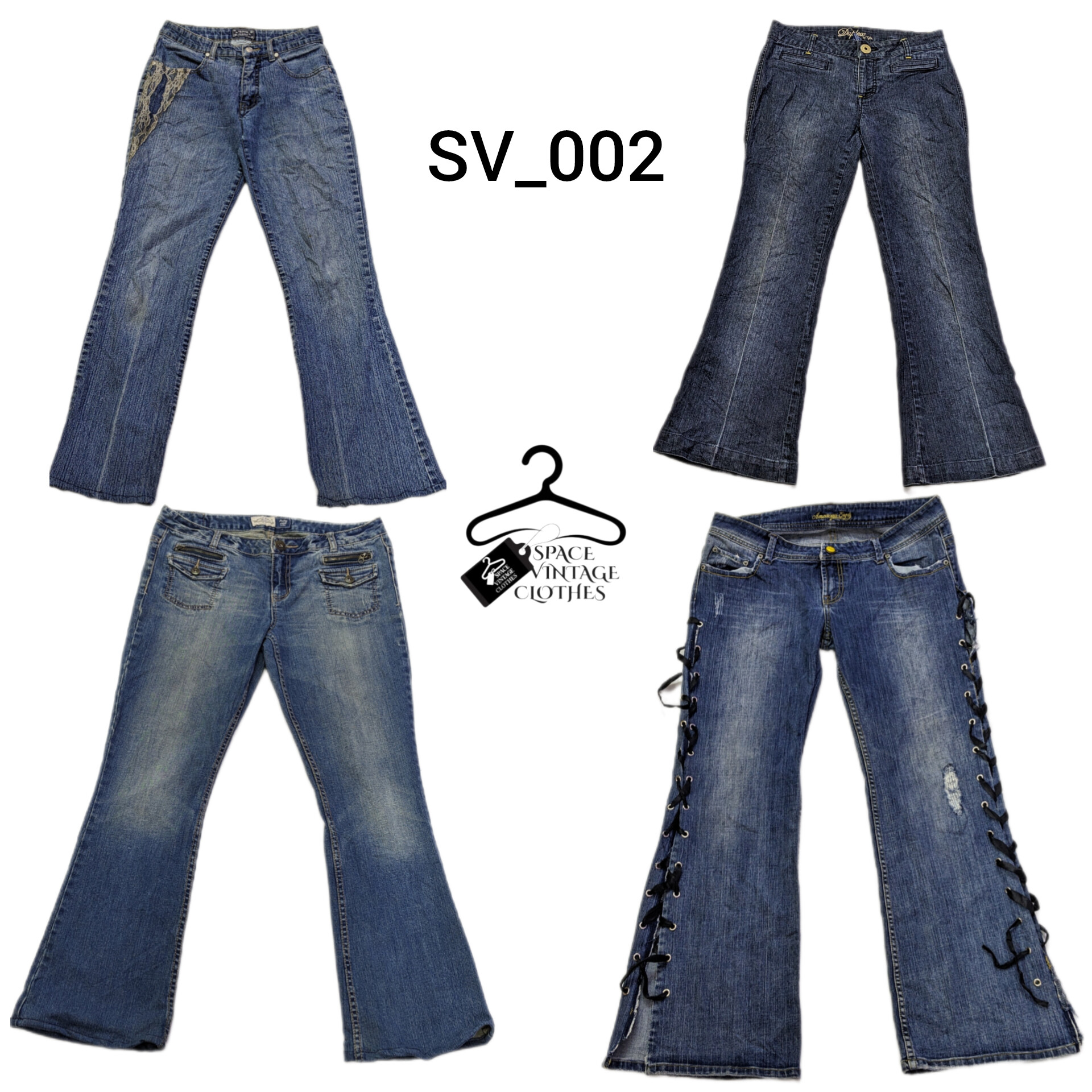 Jean bootcut unique Y2K (SV_002)