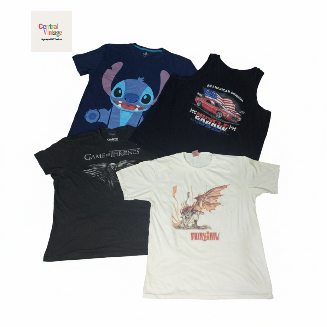 11 - T-shirts et débardeurs imprimés au style vint..