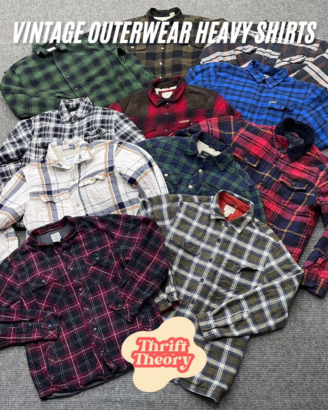 Vintage Outerwear Heavy Shirts - (14/02)