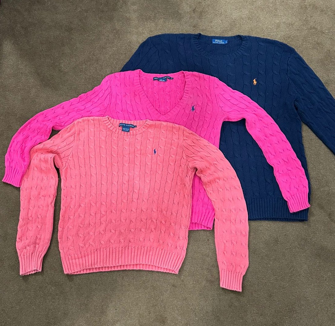 Ralph Lauren Cable Knit Sweaters