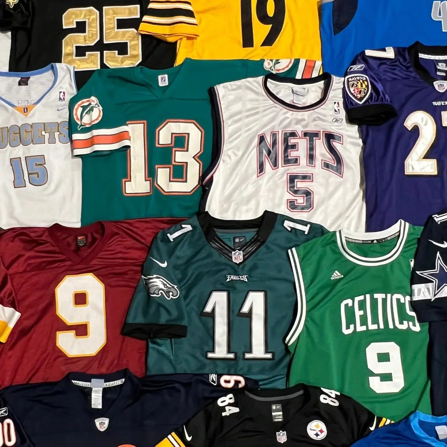 NFL, NHL, MBA, Majestic T-shirts