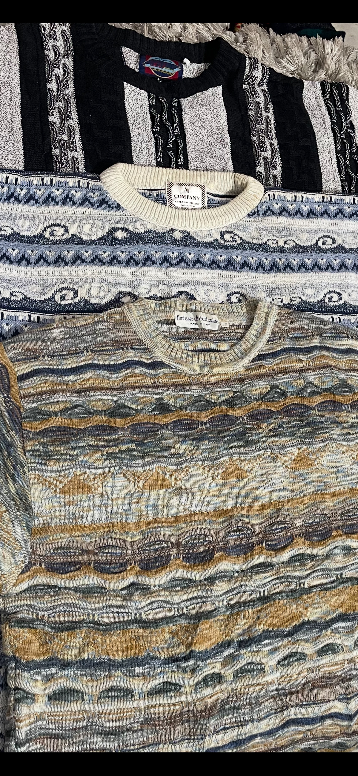 Coogi-Style Sweaters