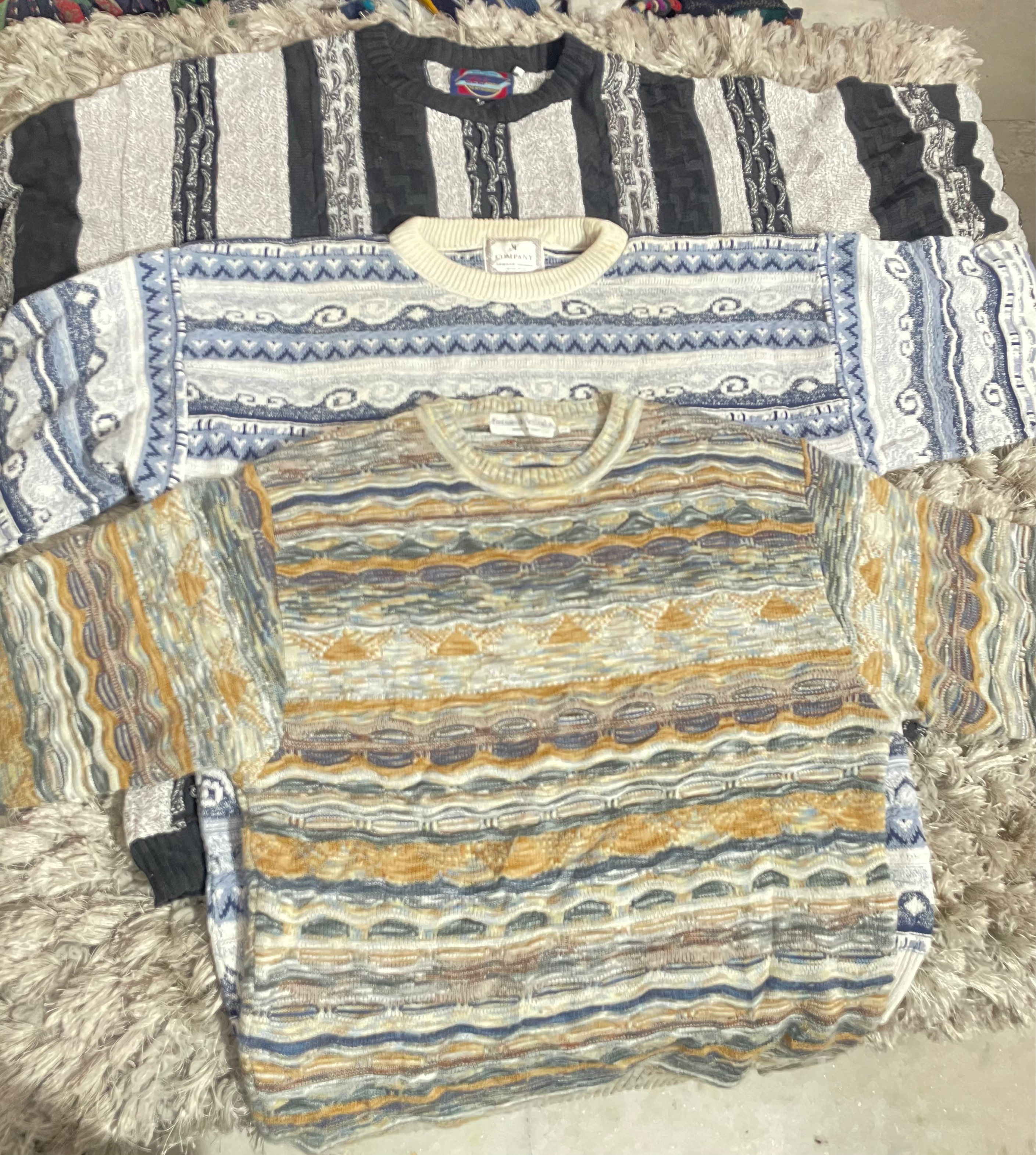 Coogi-Style Sweaters