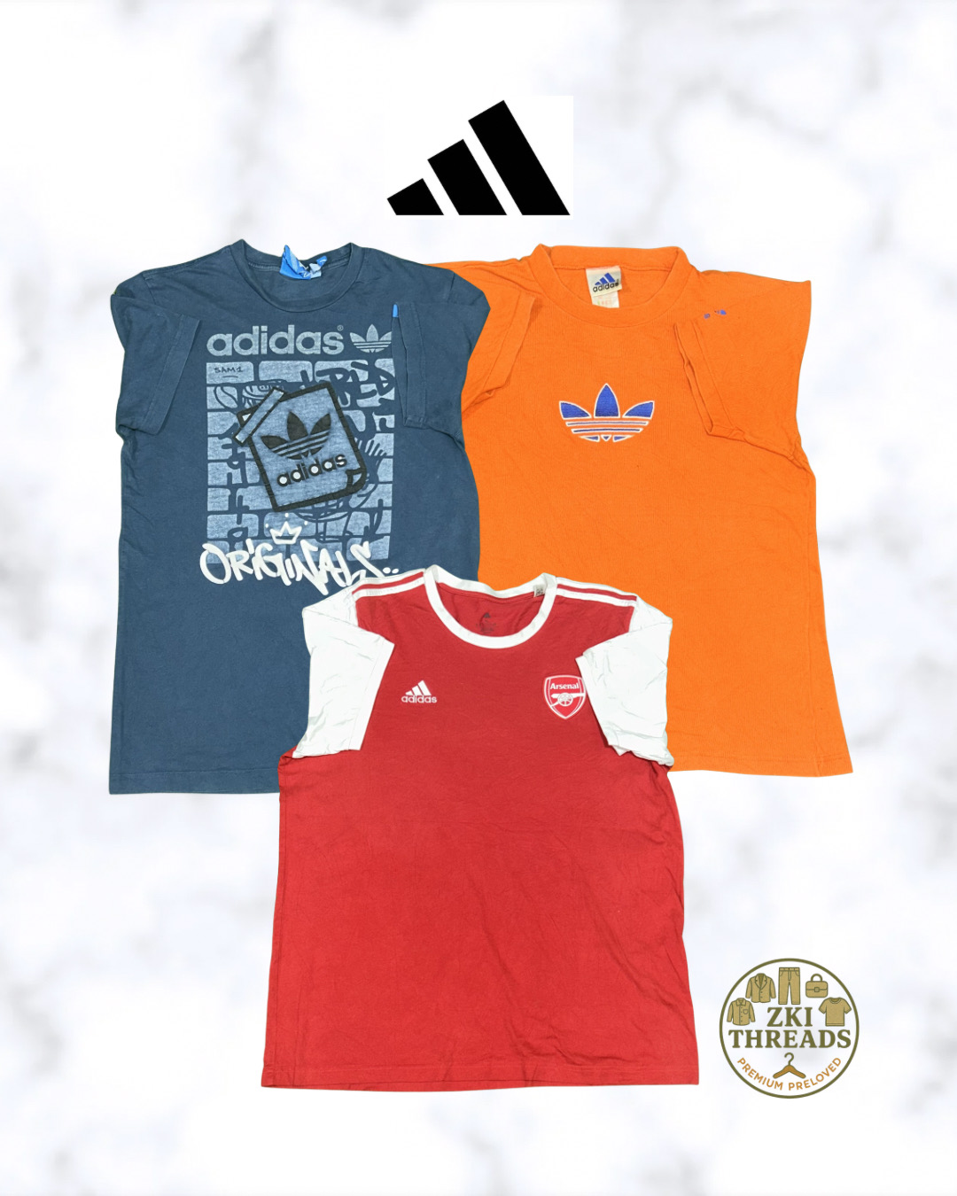 Adidas T-Shirts & Polo (ZKI-109)