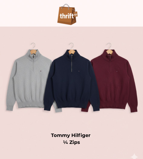 Tommy Hilfiger 1/4 zip - [T1-041]
