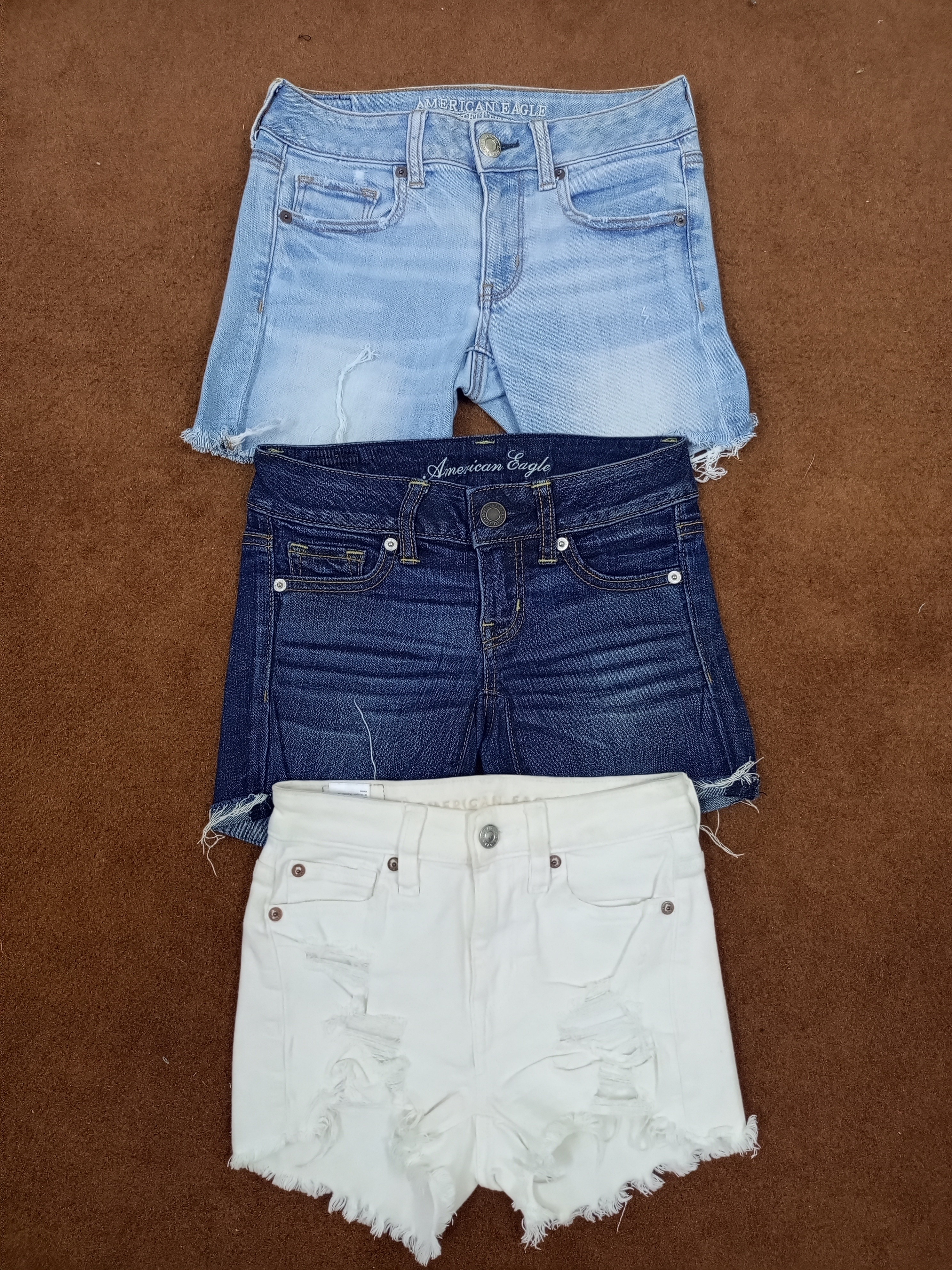 Y2K American Eagle Short Shorts