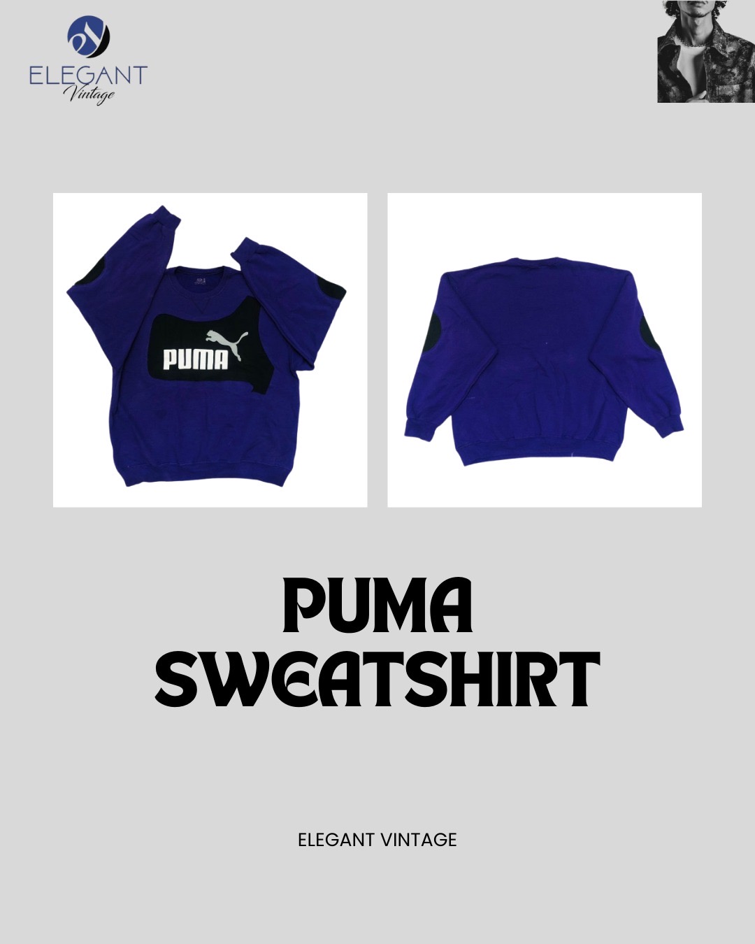 UPCYCLED Puma Sweatshirts - EVR00109