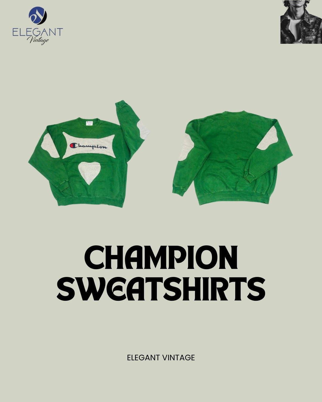 UPCYCLED Champion Sweatshirts - EVR0112