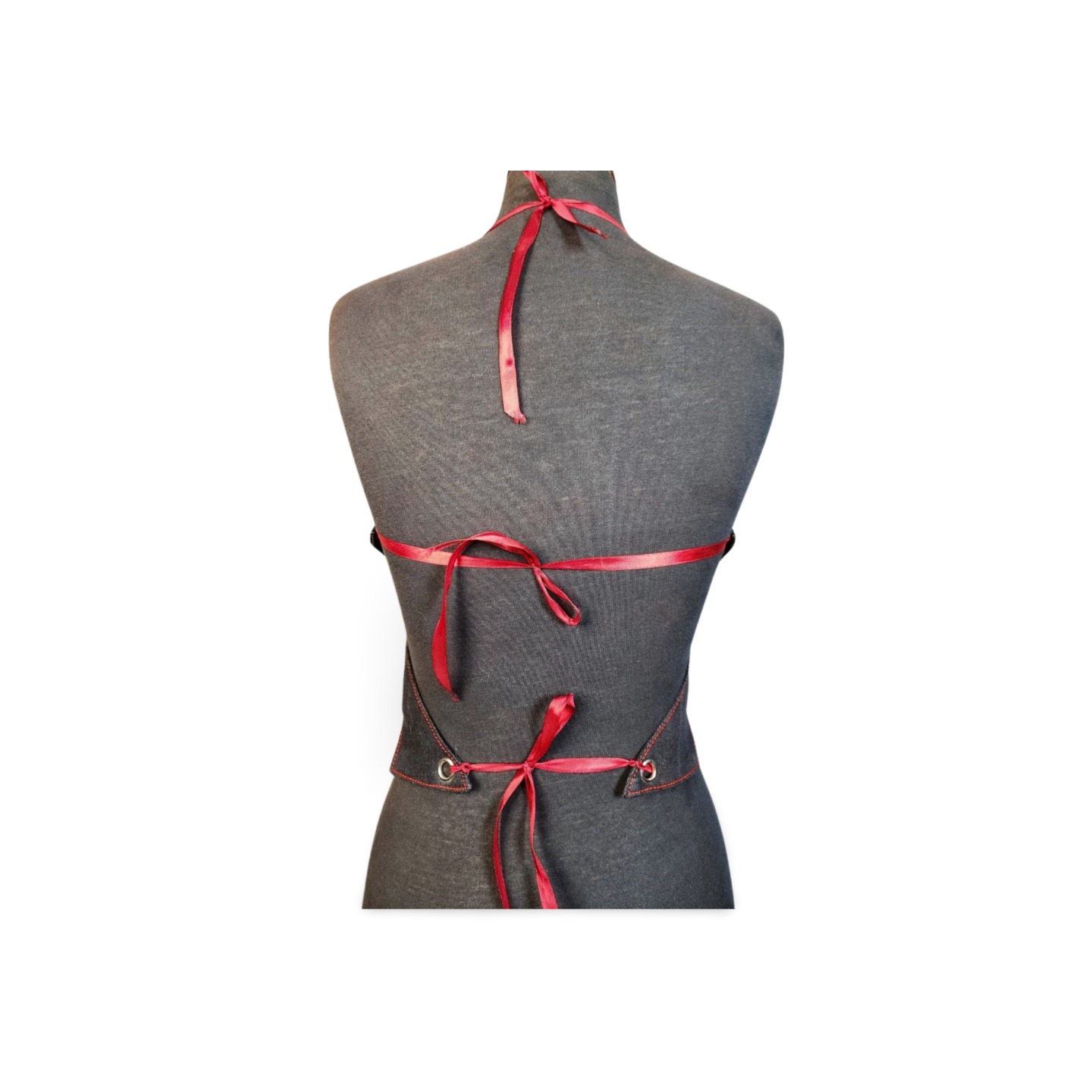 UPCYCLING SCHMETTERLING DENIM SCHWARZ OBERTEIL