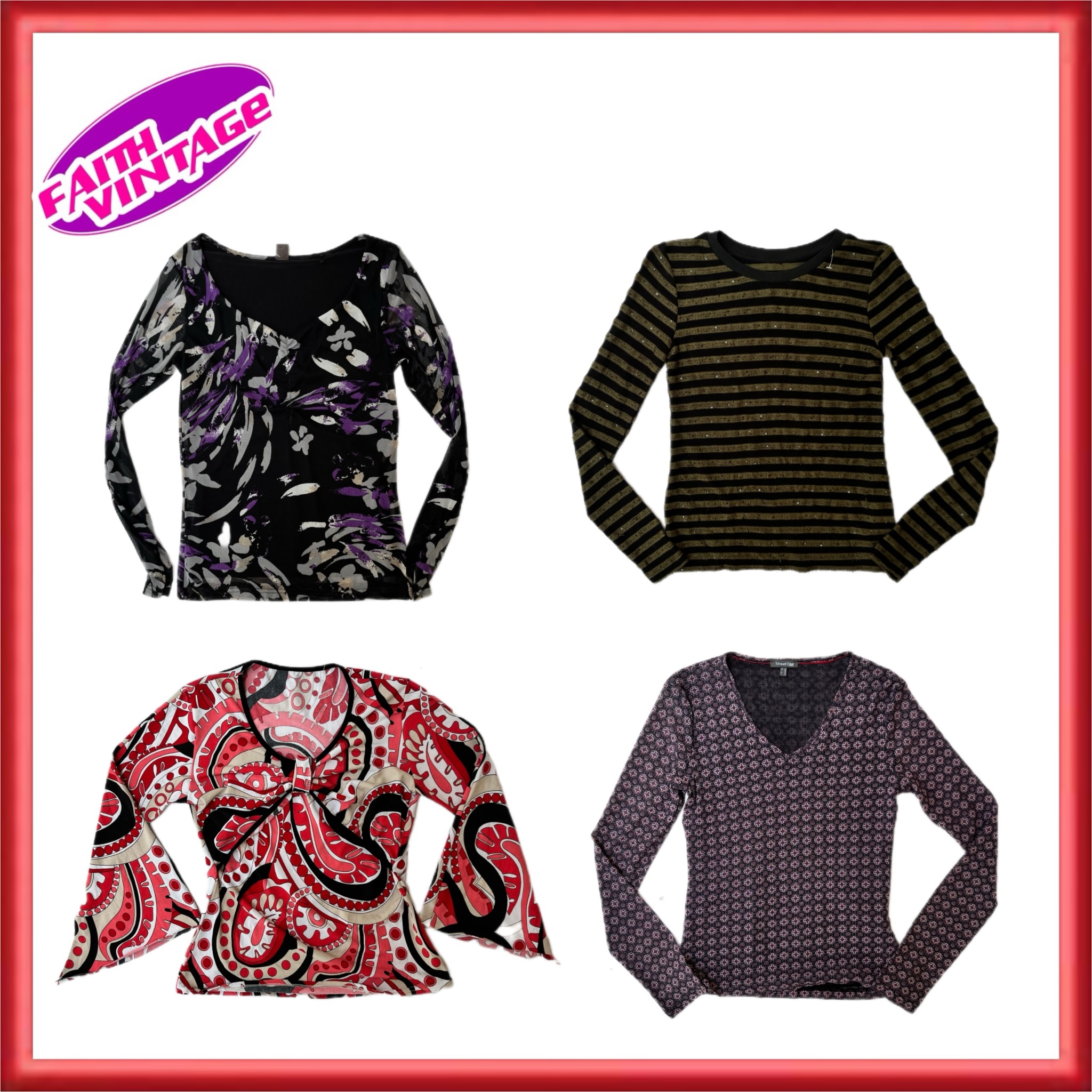 Feminine Egostic Tops Bundle(FV-582)