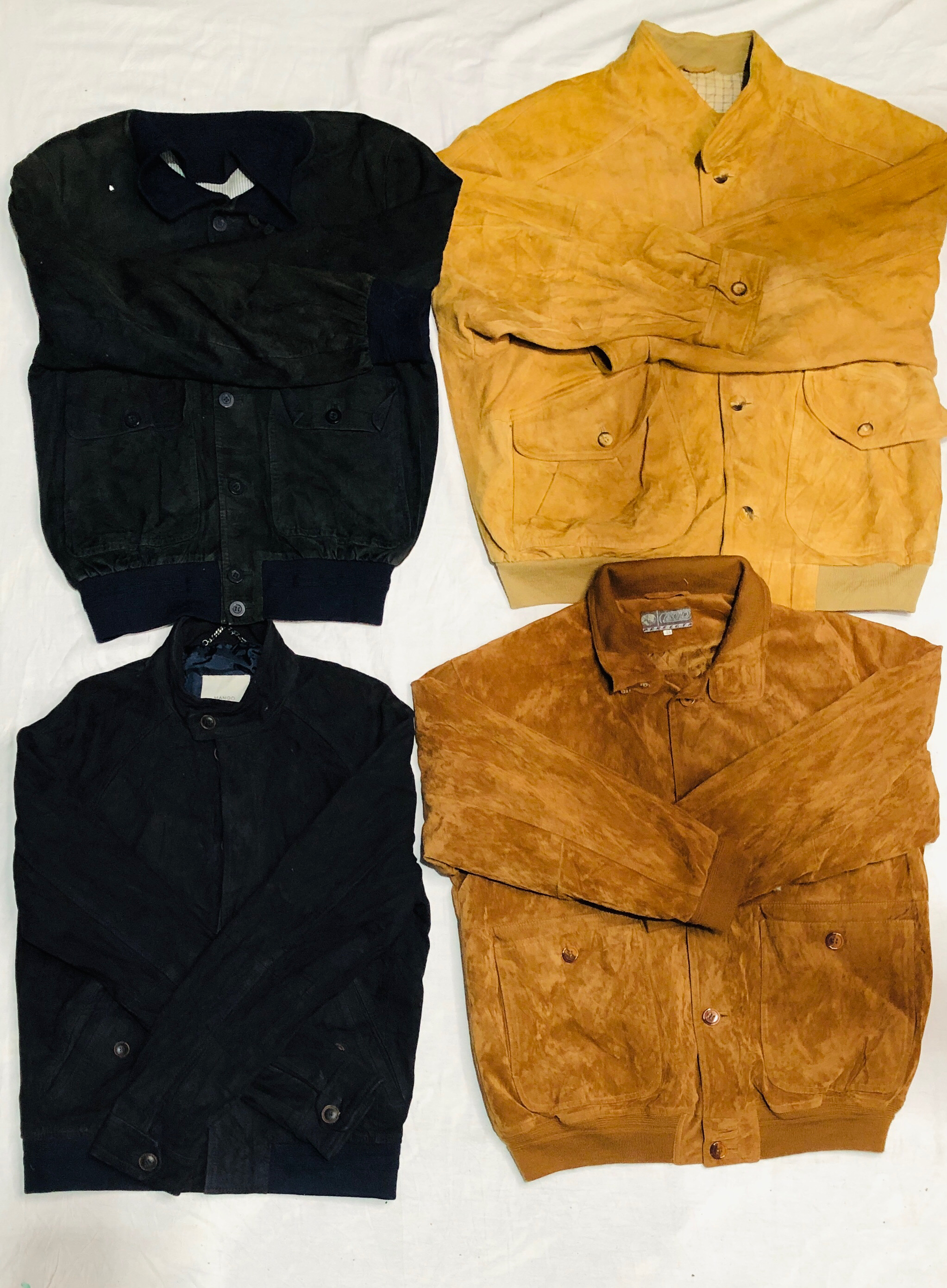 Suede Leather Jackets – Rib, Flight & Bomber style