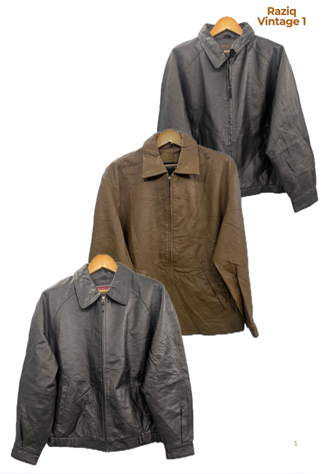 💥 RV2183 Leather Bomber Jackets