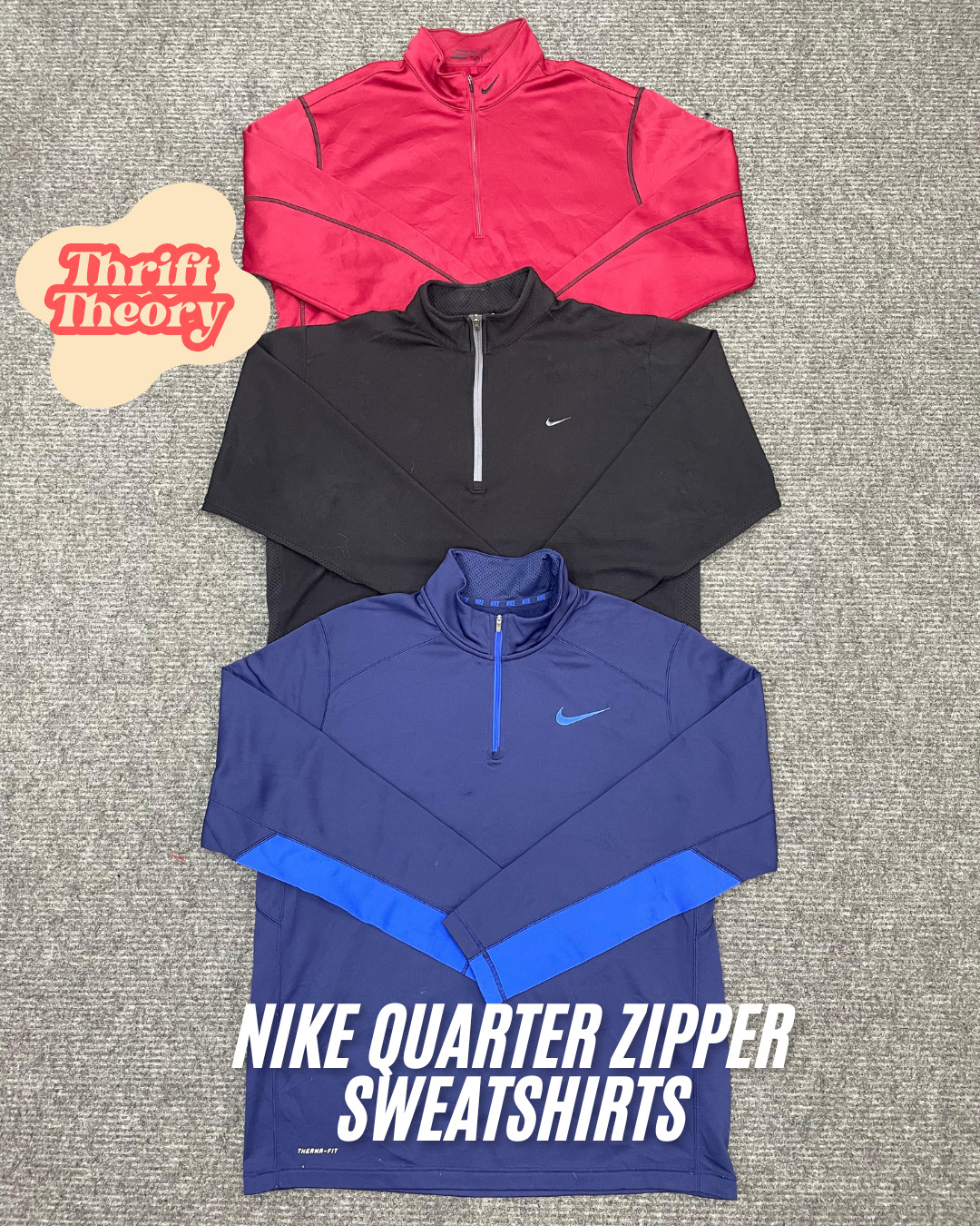 Nike Quarter Zipper Sweatshirts - (16/02)