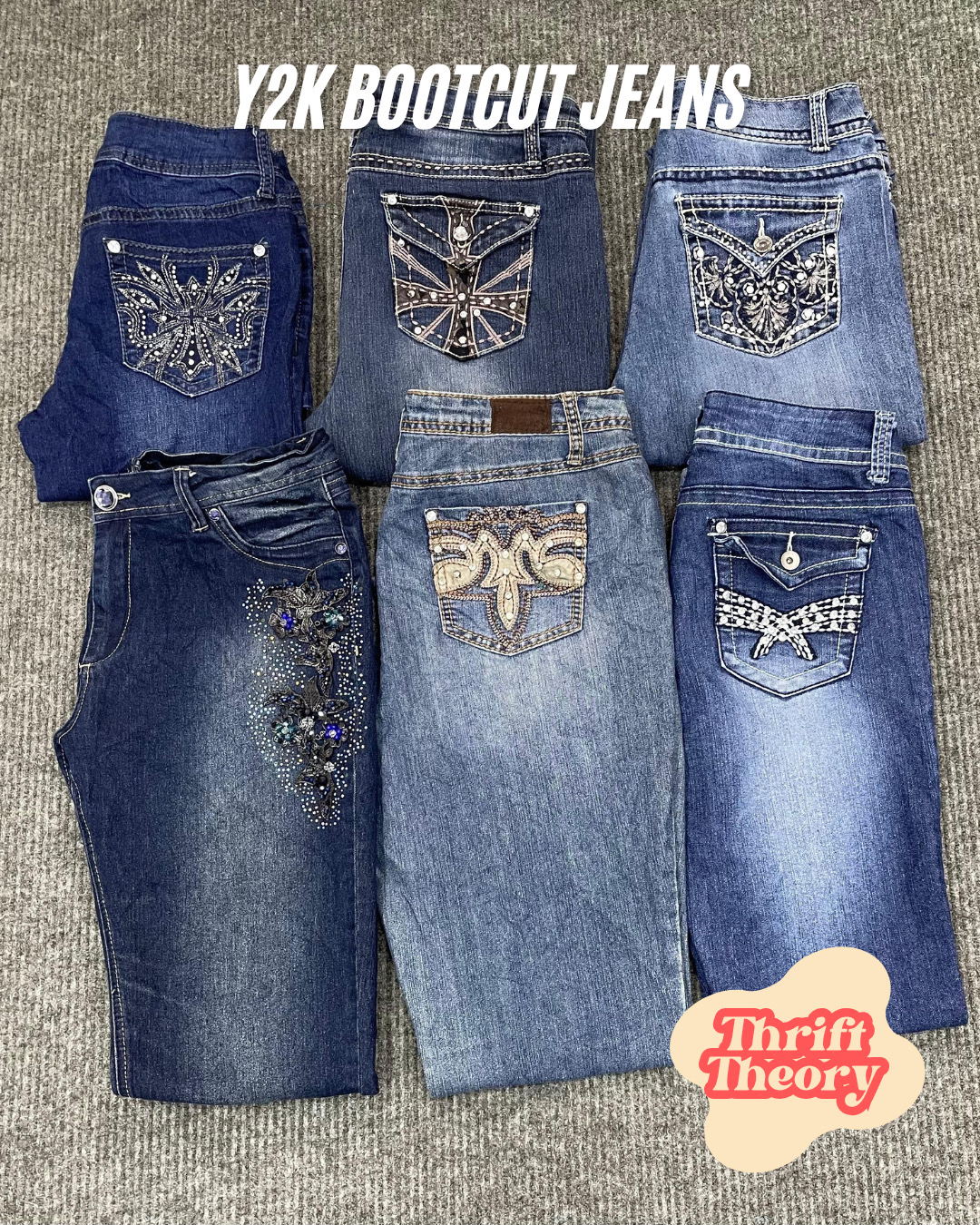Jeans Bootcut Y2K - (16/02)